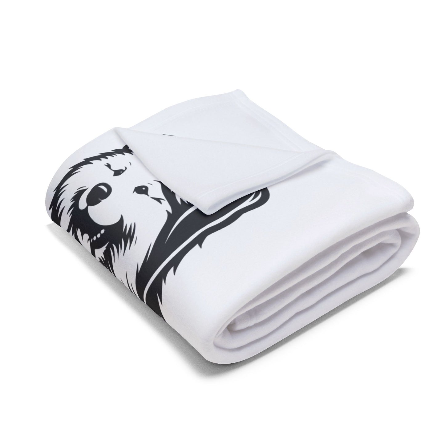 Santa Paws Samoyed Arctic Fleece Blanket