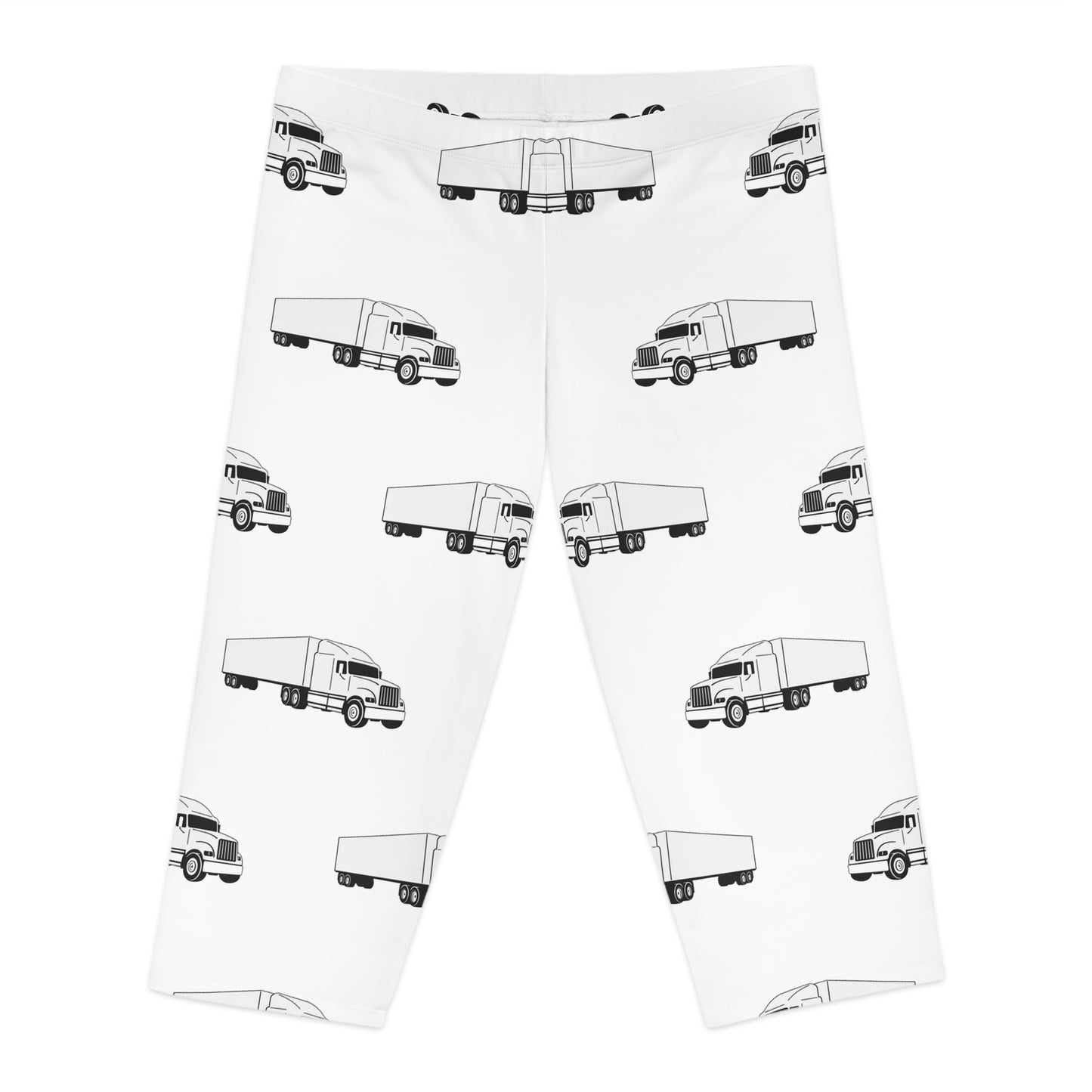 Semi Truck Women's Capri Leggings