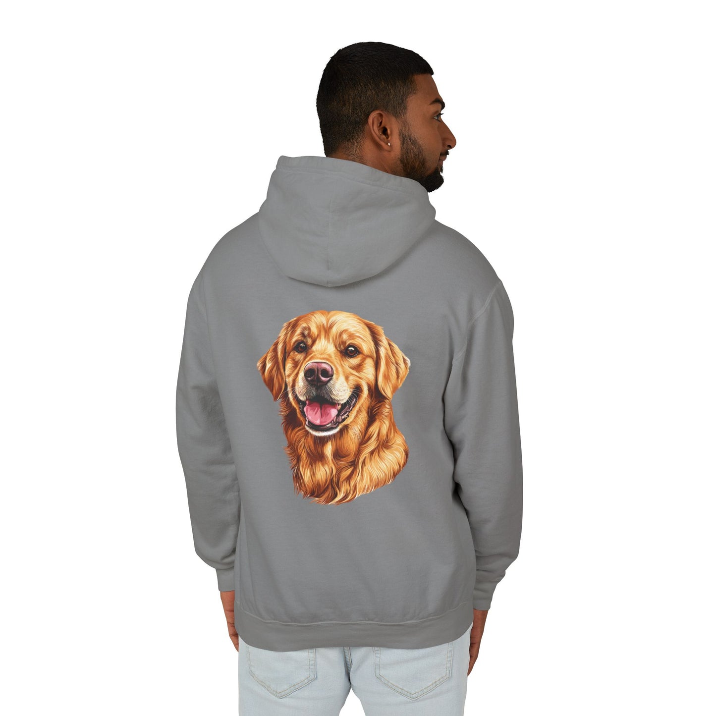 Golden Head Unisex Lightweight Hoodie