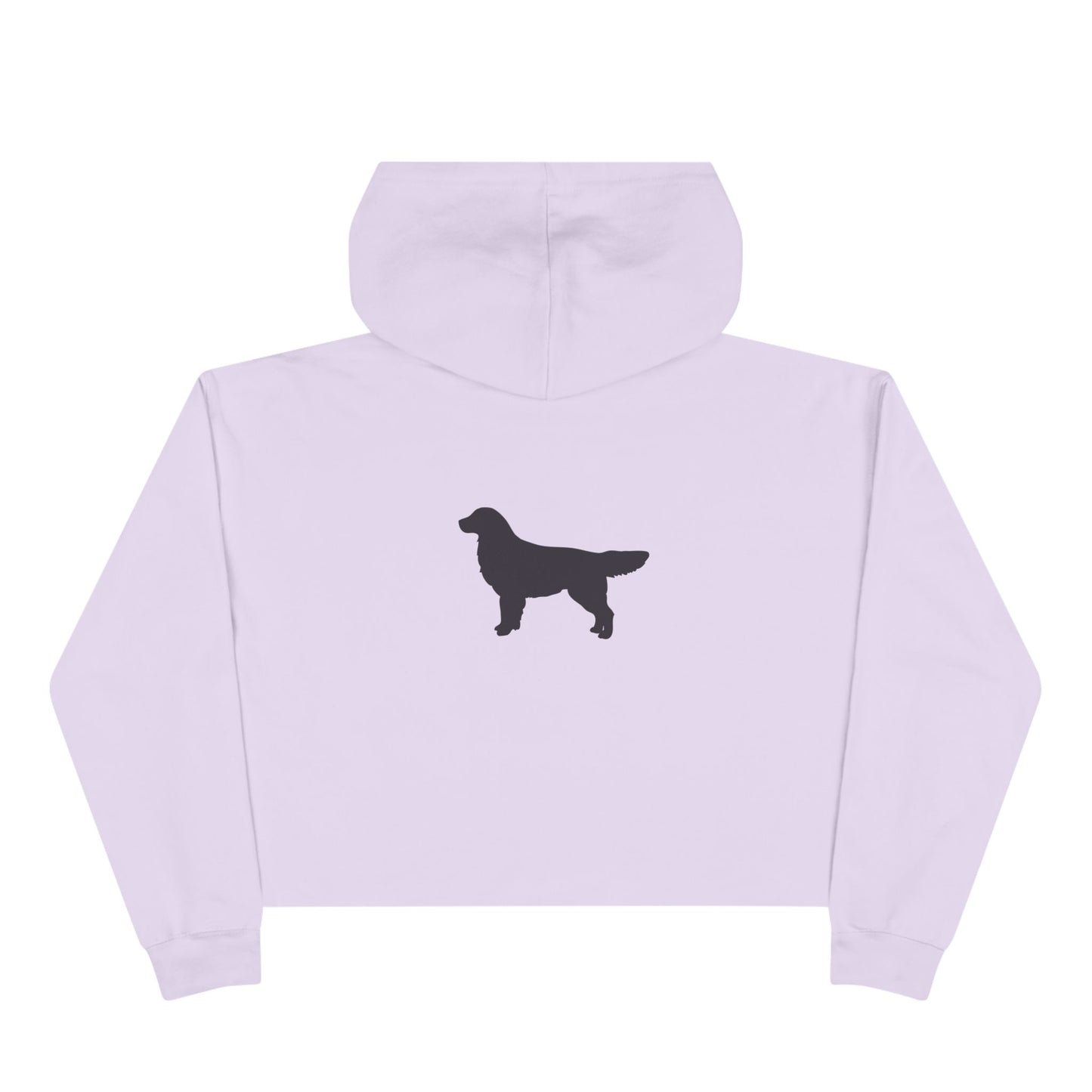 Golden Silhouette Women's Crop Hoodie