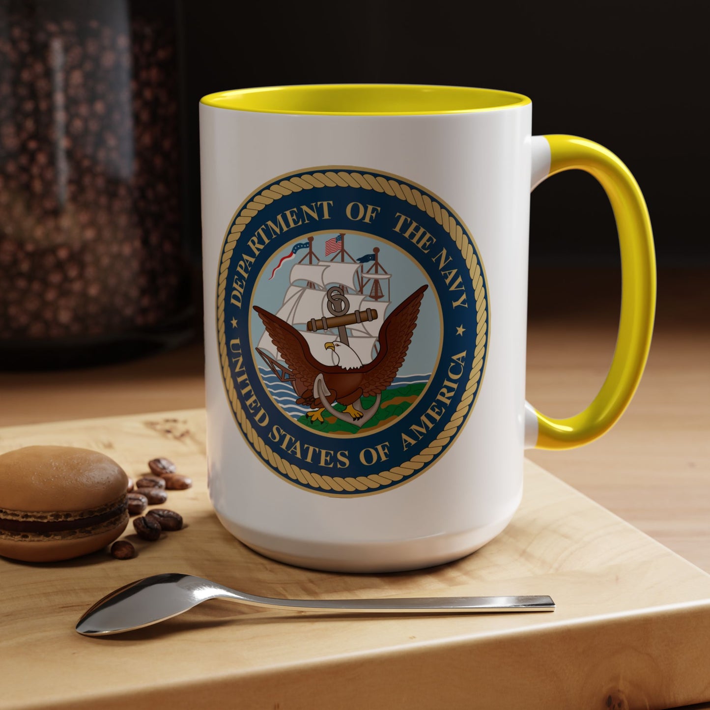 US Navy 2-Tone Coffee Mug