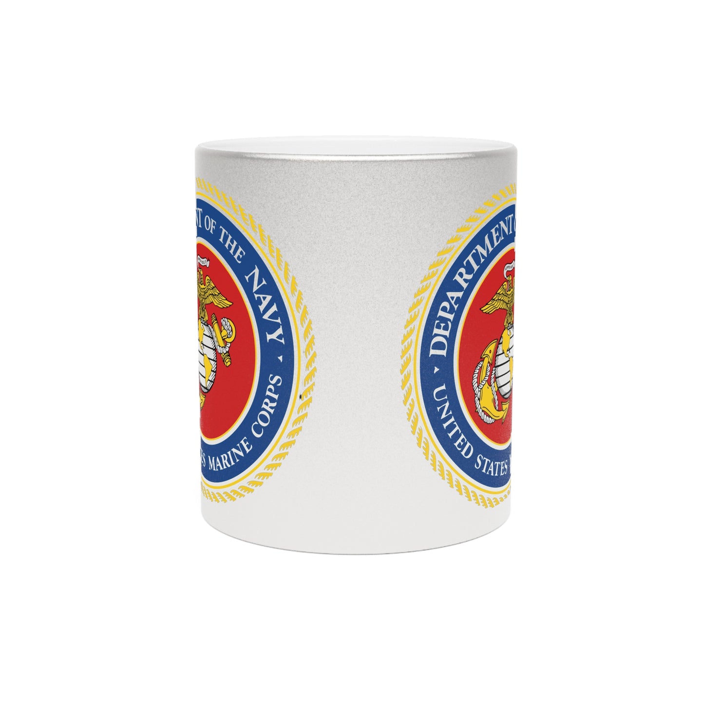 US Marine Corps Metallic Coffee Mug