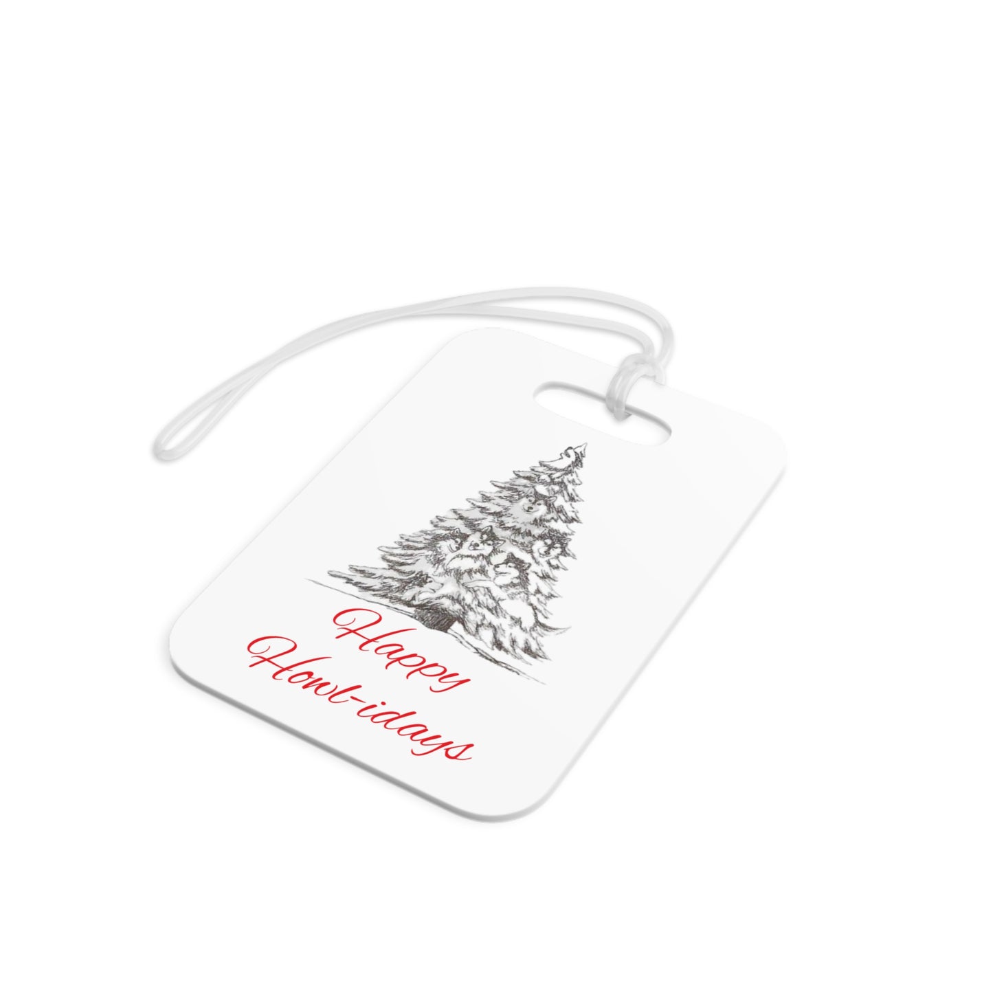 Happy Howl-idays Luggage Tag