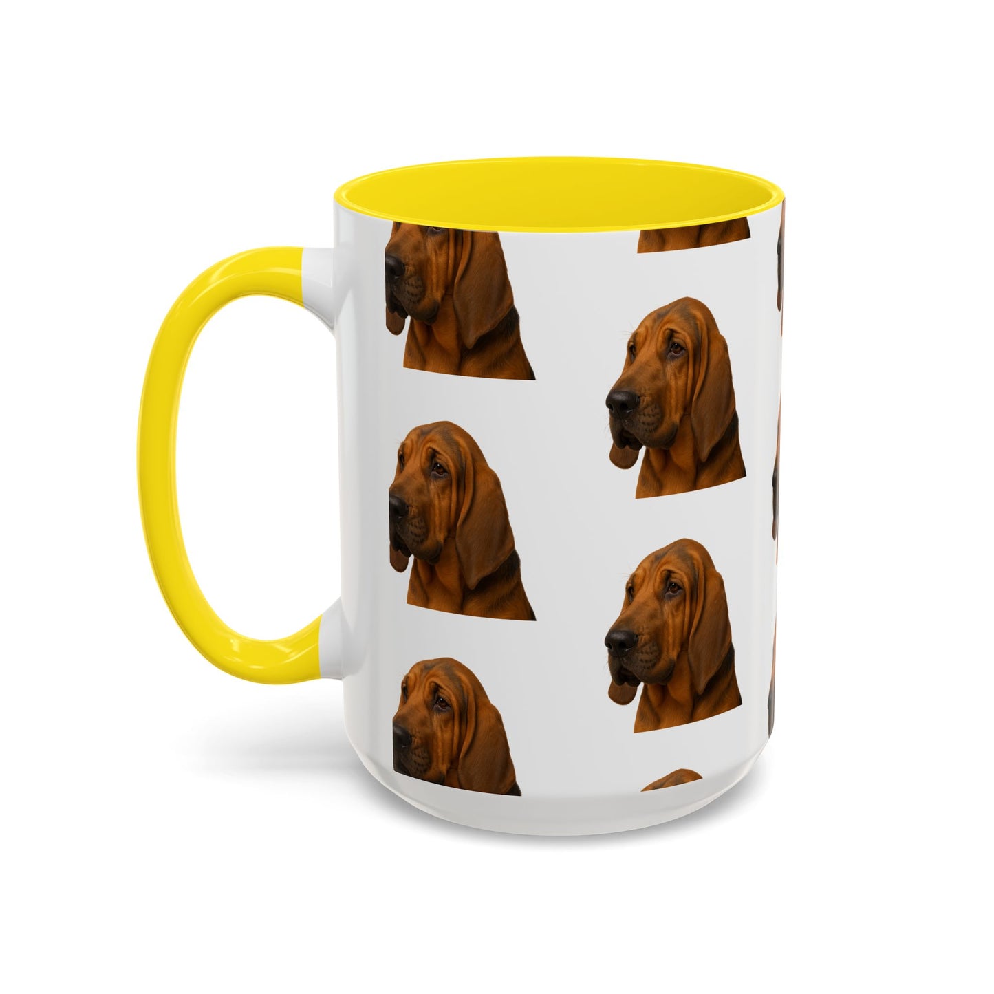Bloodhound Head 2-Tone Coffee Mug