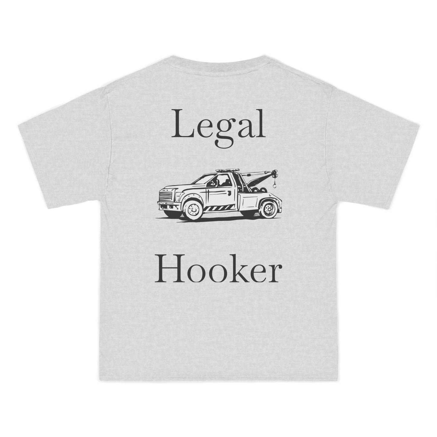 Legal H**ker Wheel Lift Tow Truck Men's Short-Sleeve Crewneck Tee