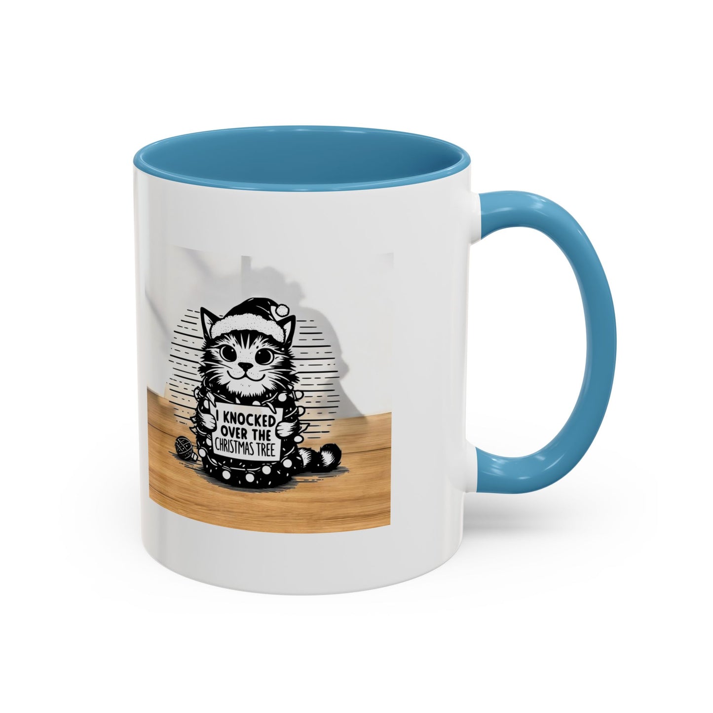 Naughty Cat 2-Tone Coffee Mug