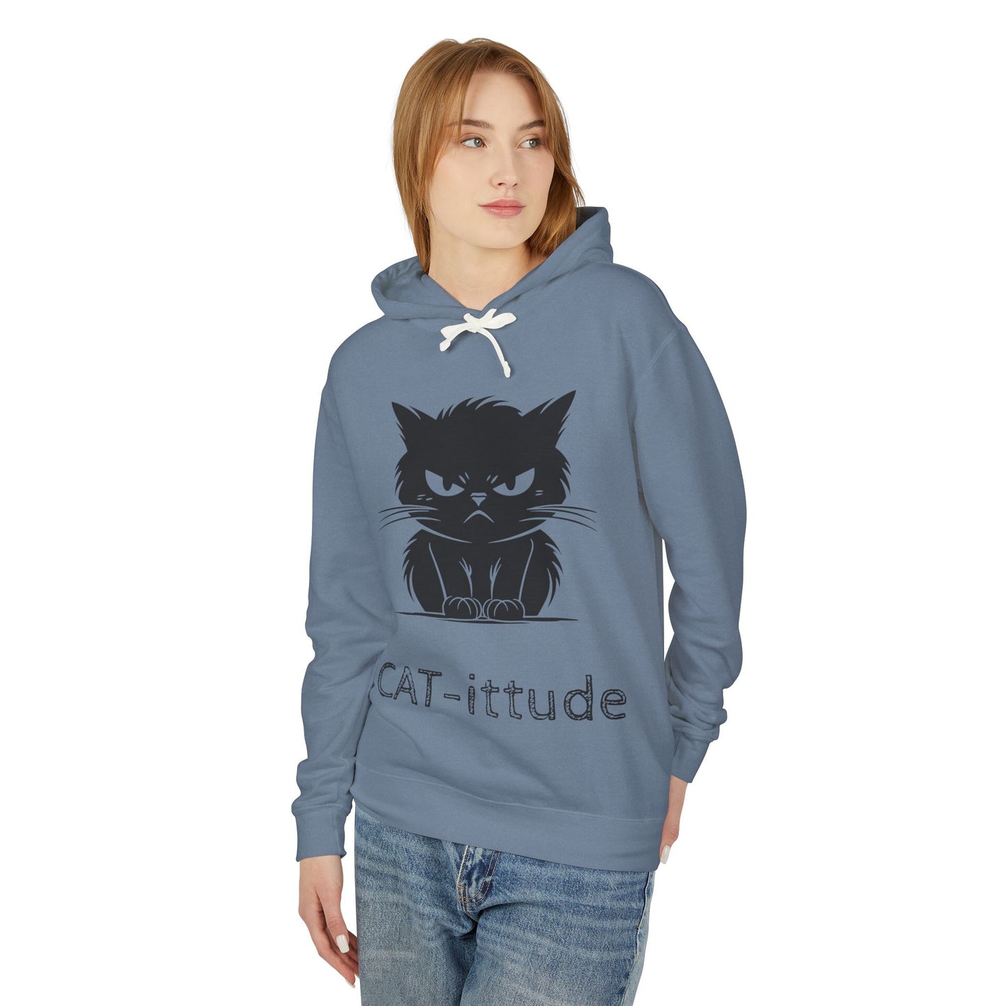 CAT-ittude Unisex Lightweight Hoodie