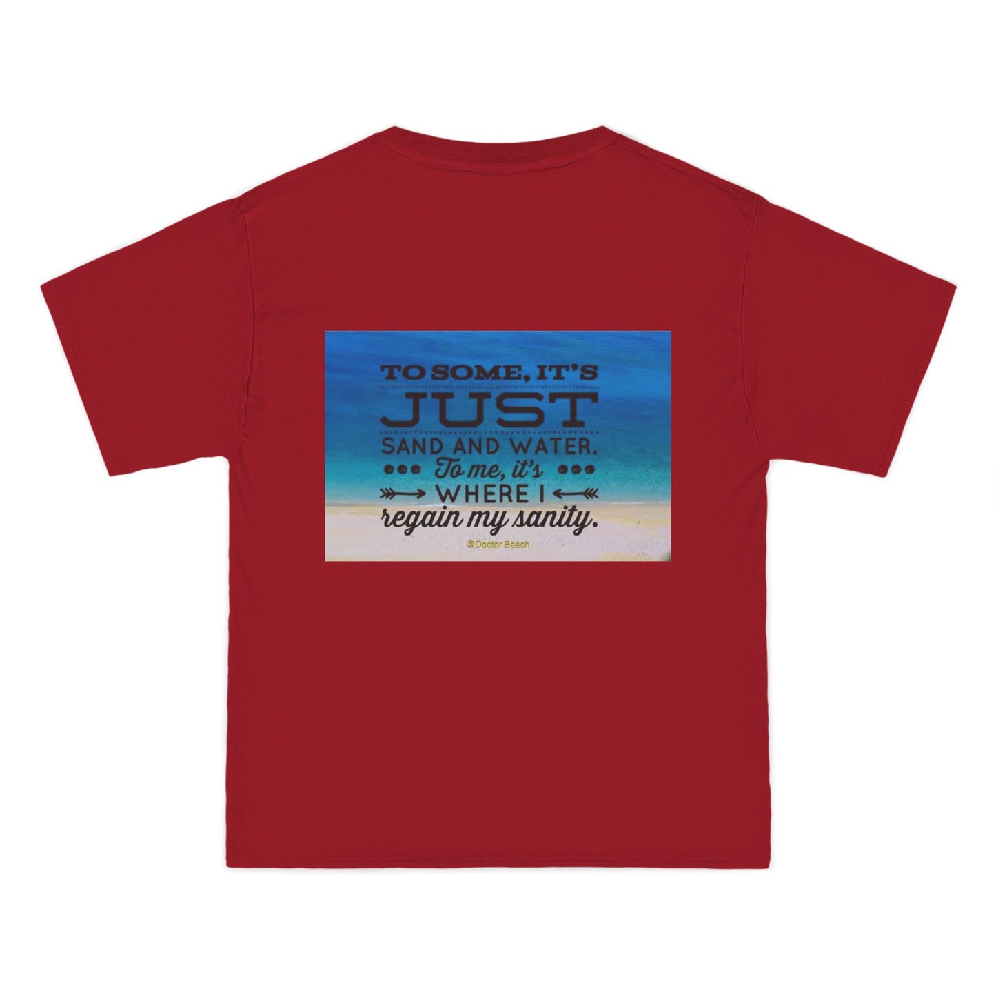 Dr, Beach Men's Short-Sleeve Crewneck Tee