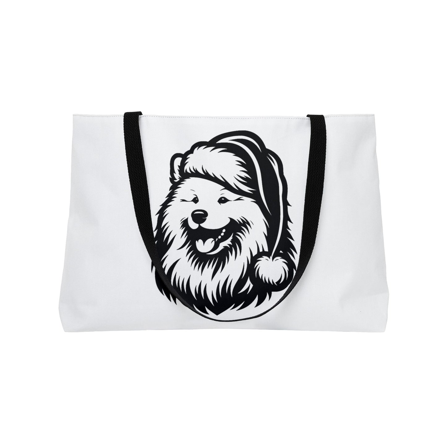 Santa Paws Samoyed Weekender Tote Bag