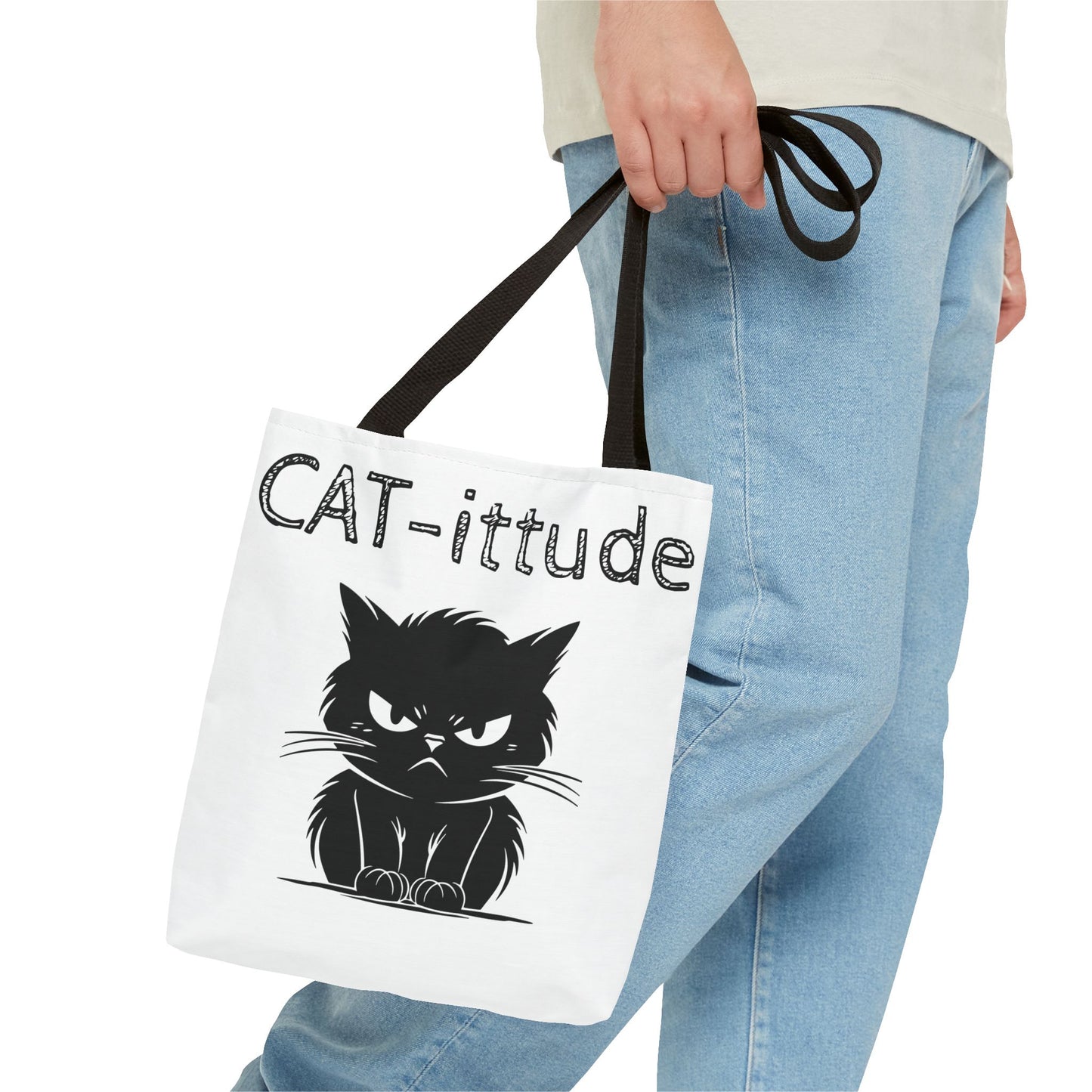 CAT-ittude Tote Bag