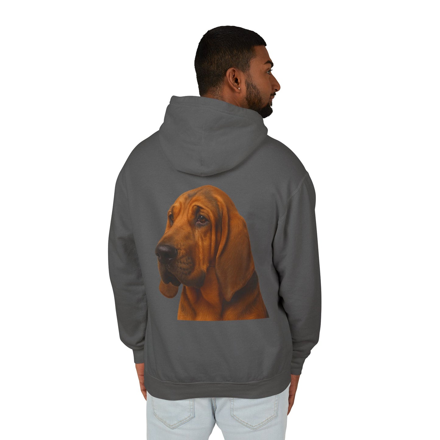 Bloodhound Head Unisex Lightweight Hoodie