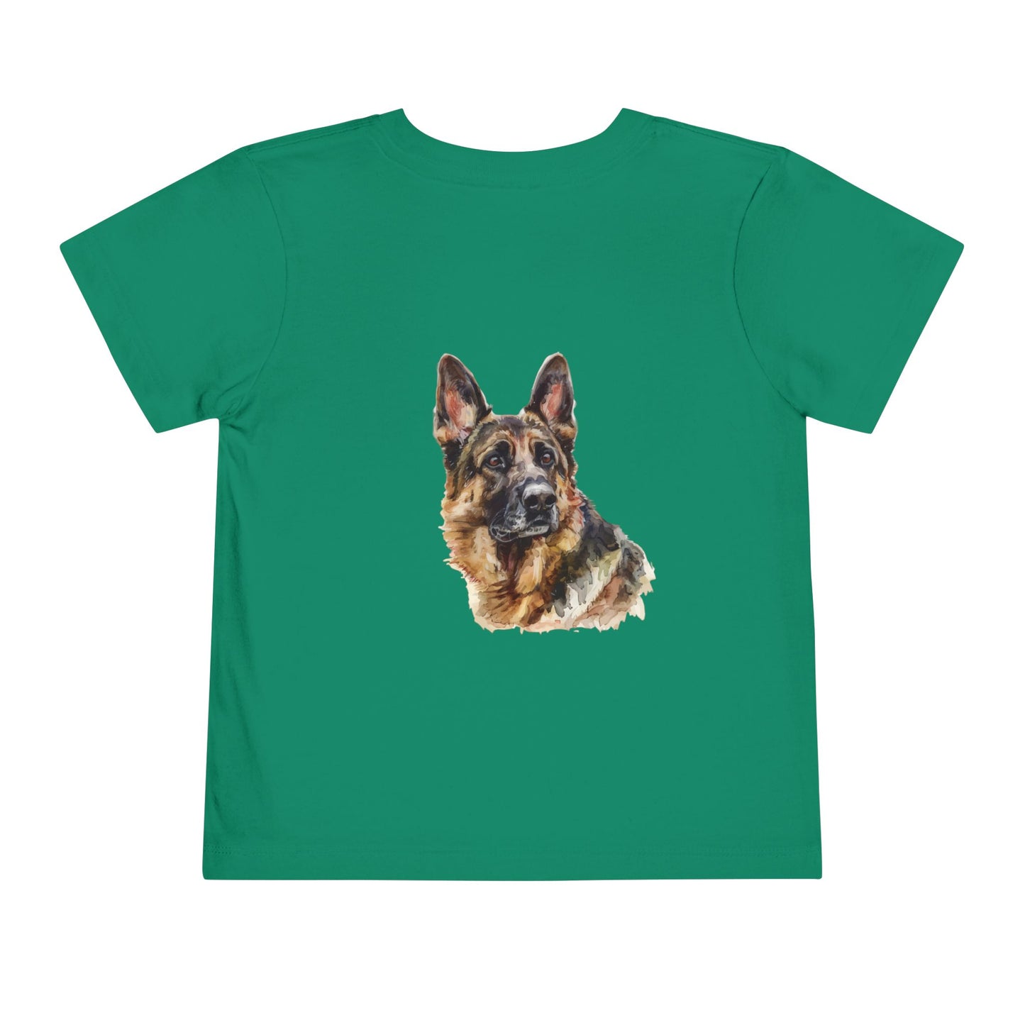 German Shepherd Head Toddler Unisex Short Sleeve Crewneck Tee