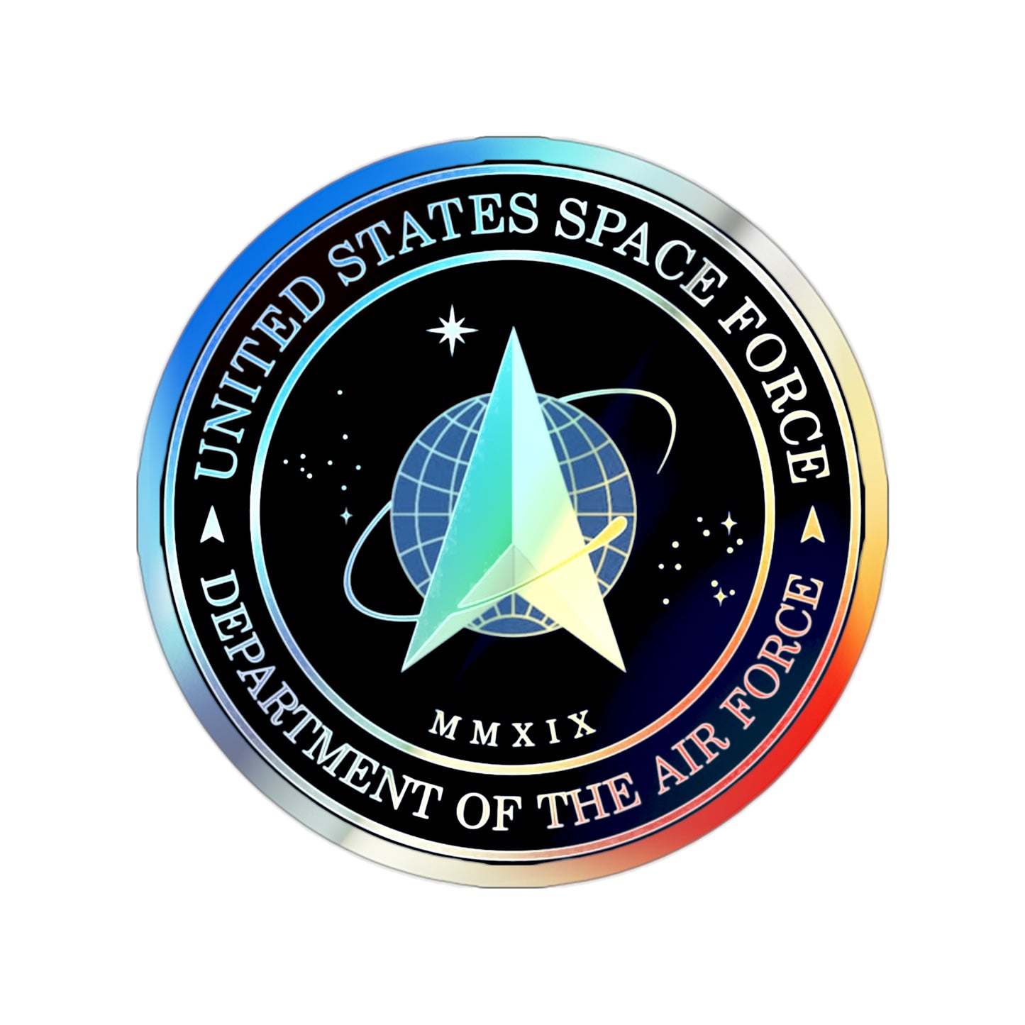 US Space Force Holographic Sticker