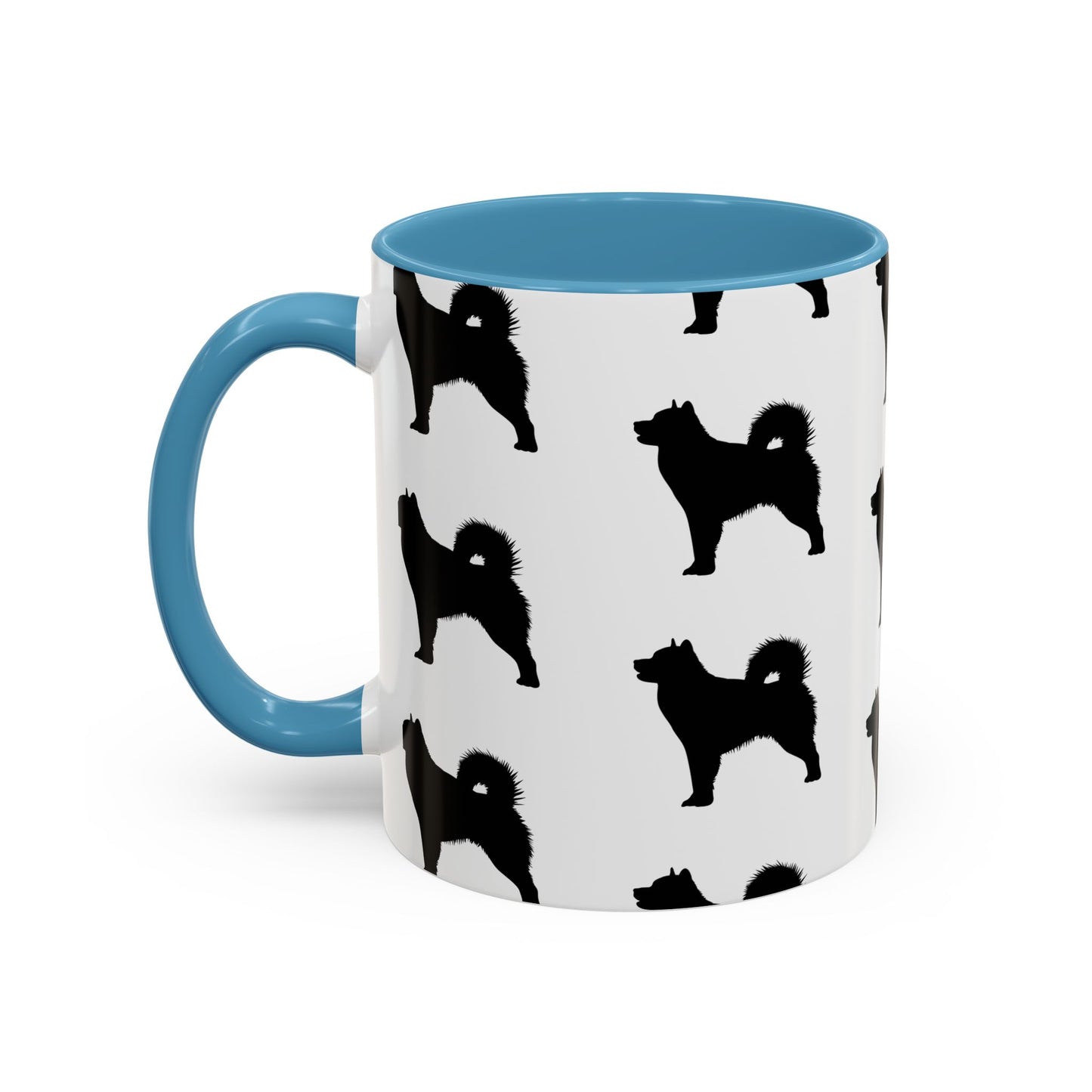 Malamute Silhouette 2-Tone Coffee Mug
