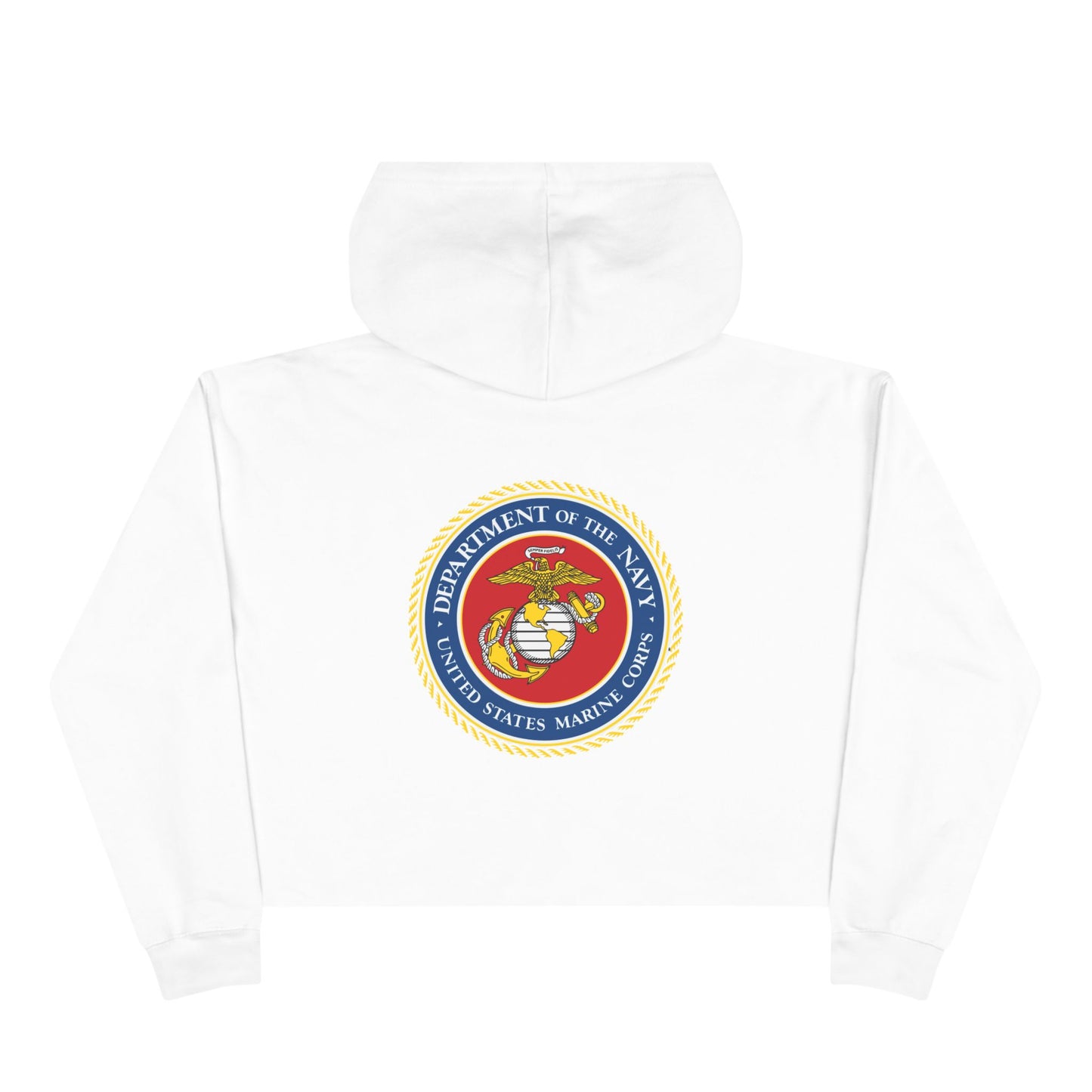 US Marine Corps Women's Crop Hoodie