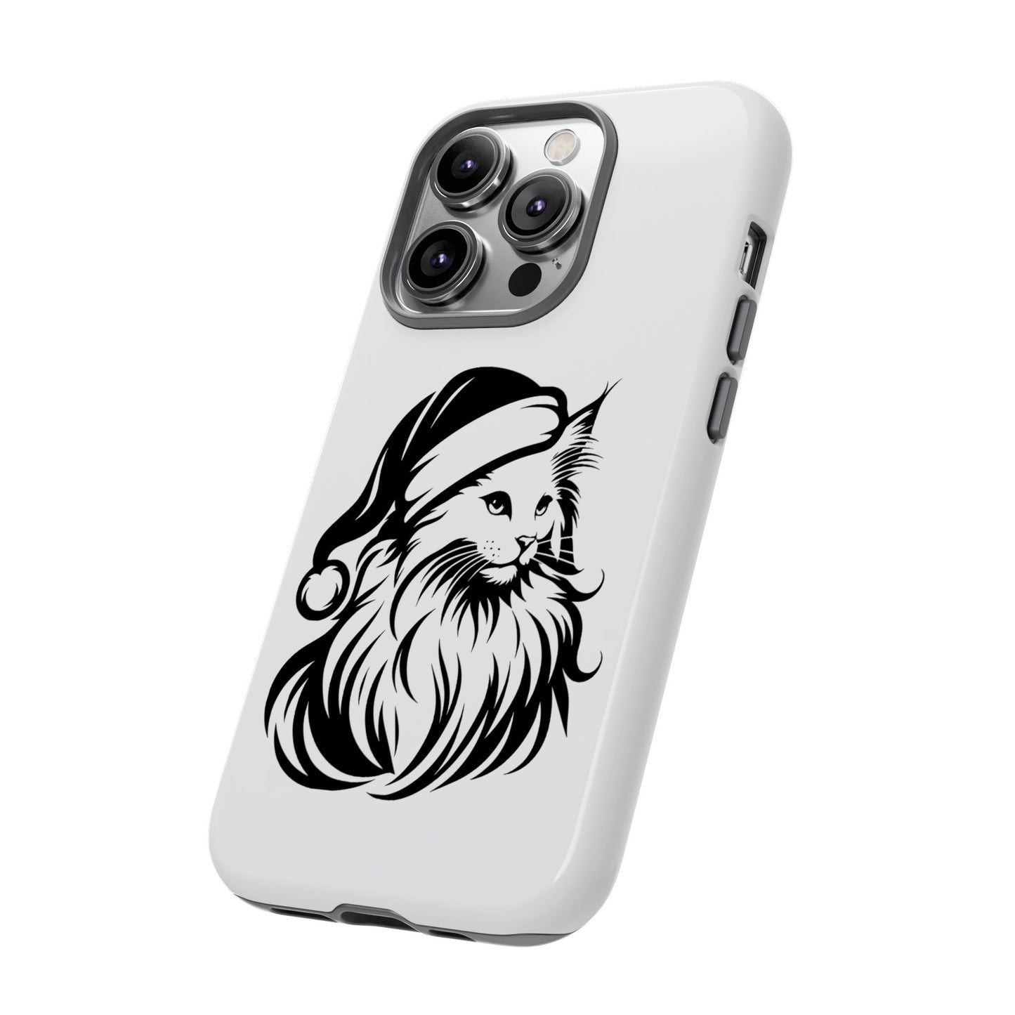 Santa Paws Cat iPhone Case