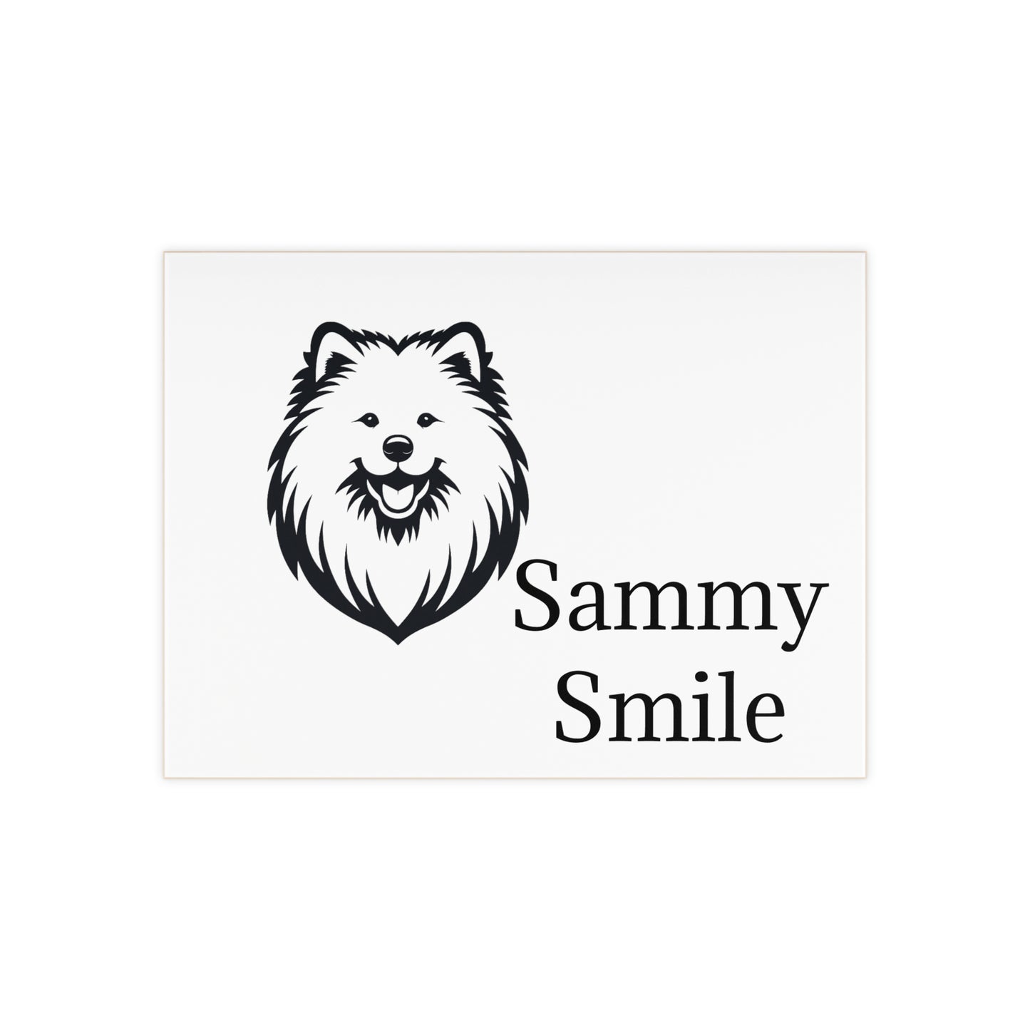 Sammy Smile Ceramic Photo Tile