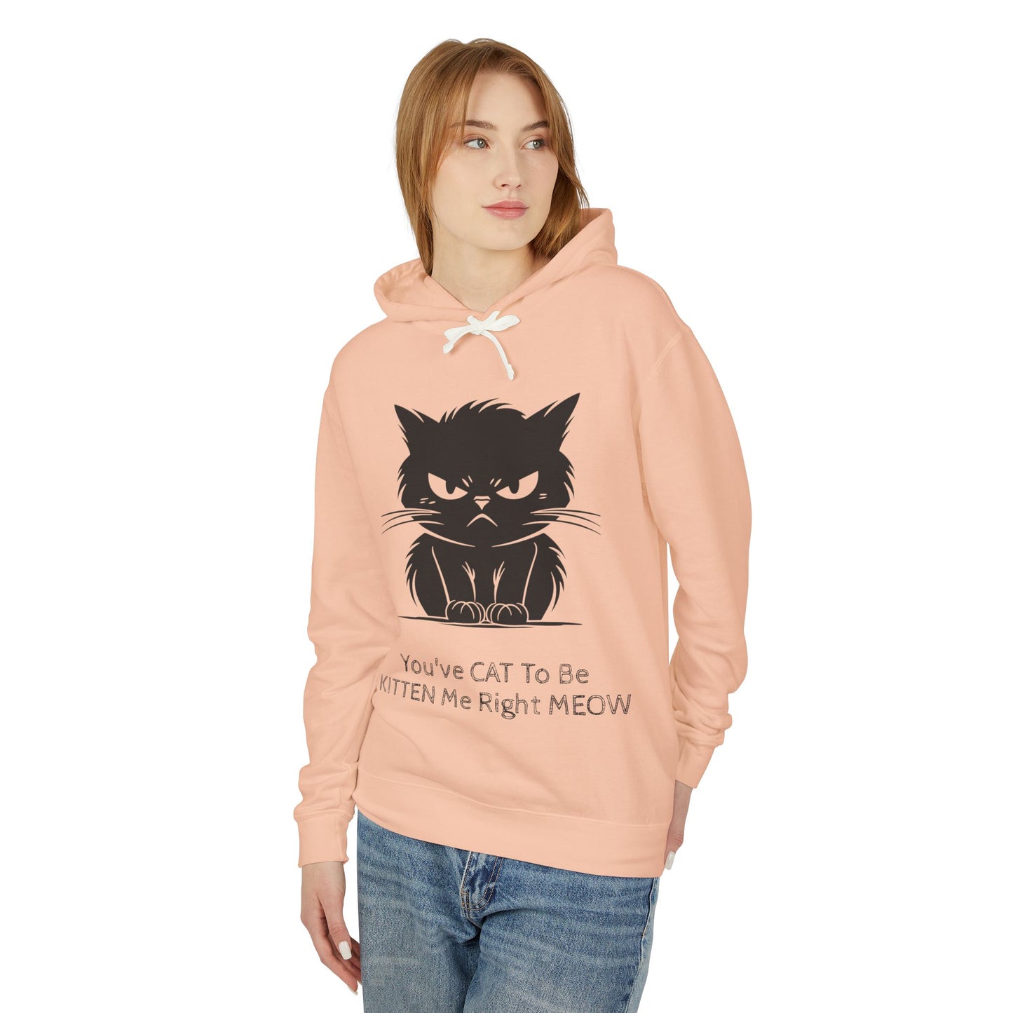 Kitten Me Unisex Lightweight Hoodie