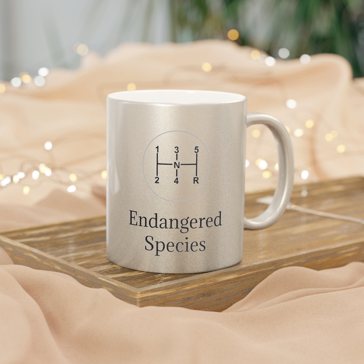 Endangered Species Metallic Coffee Mug
