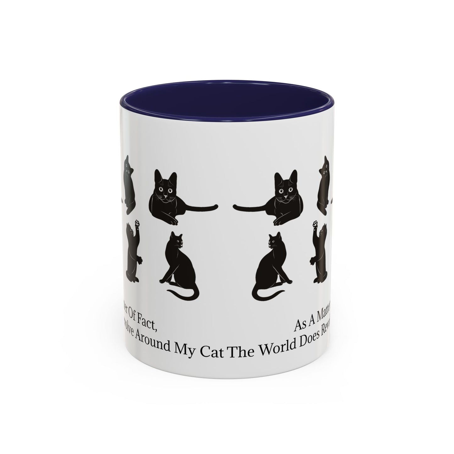 Matter Of Fact Cat 2-Tone Coffee Mug