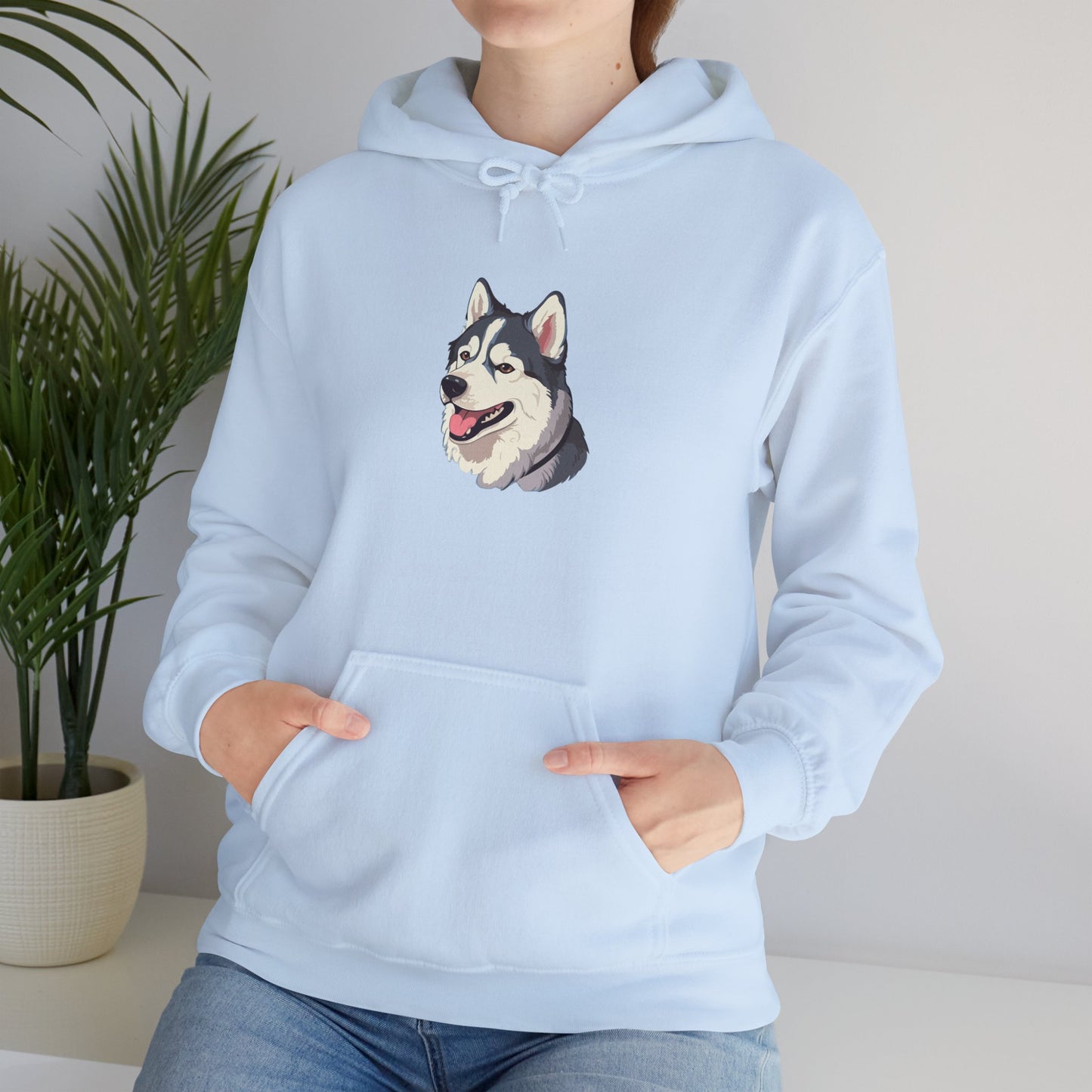 Malamute Head Unisex Hoodie