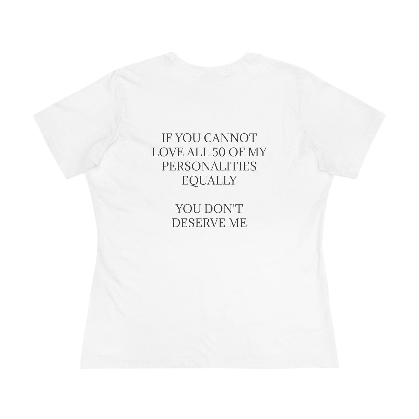 50 Personalities Women's Short Sleeve Crewneck Tee