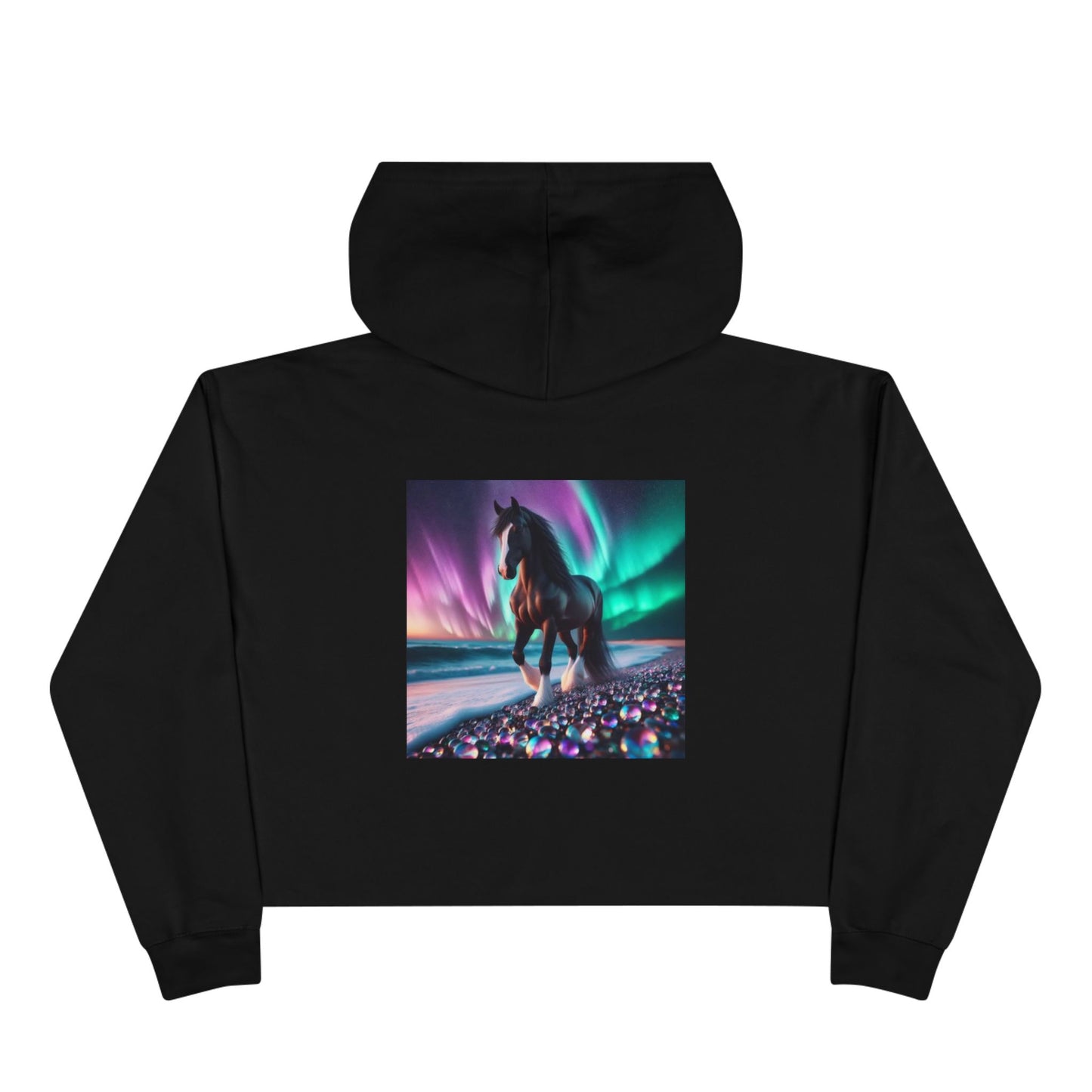 Midnight Magic Women's Crop Hoodie