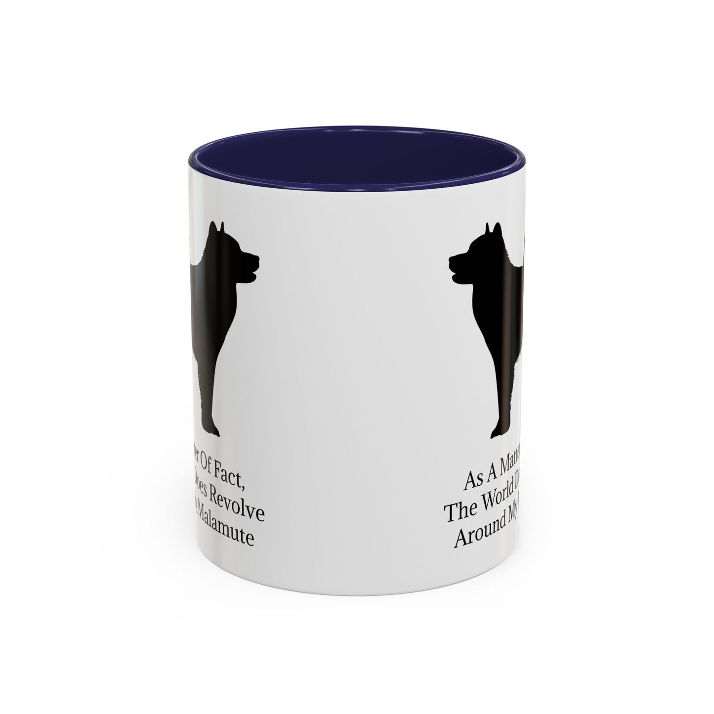 Matter Of Fact Malamute 2-Tone Coffee Mug