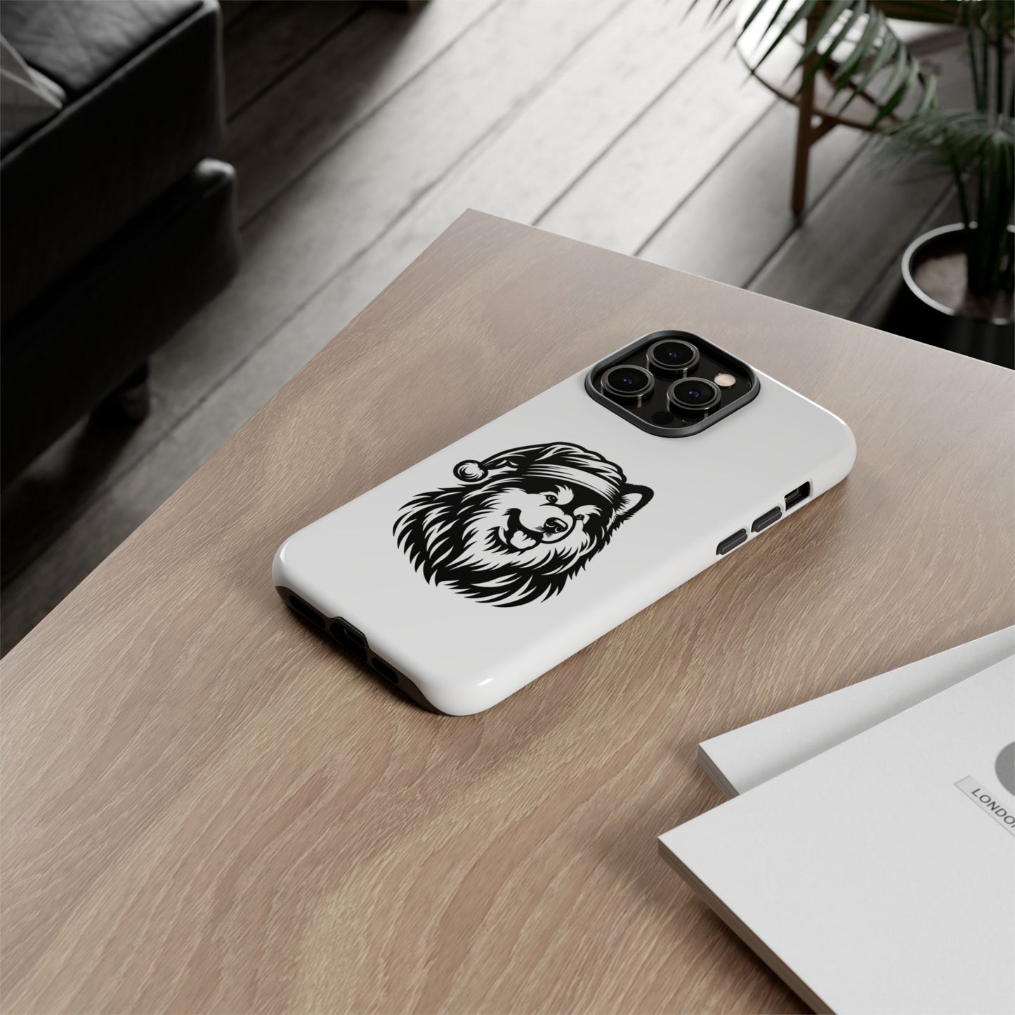 Santa Paws Malamute iPhone Case