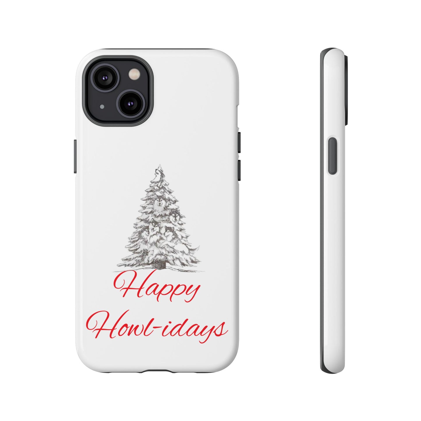 Happy Howl-idays iPhone Case