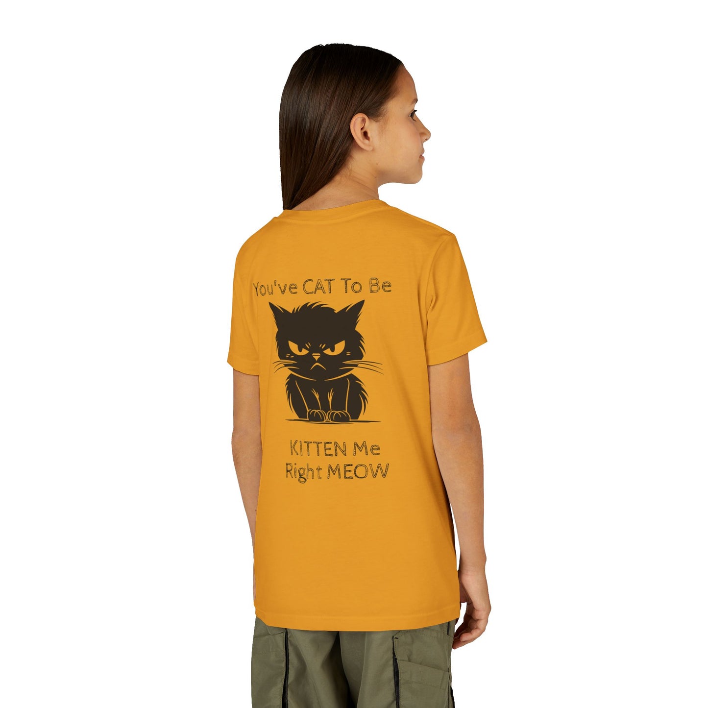 Kitten Me Youth Unisex Short Sleeve Crewneck Tee