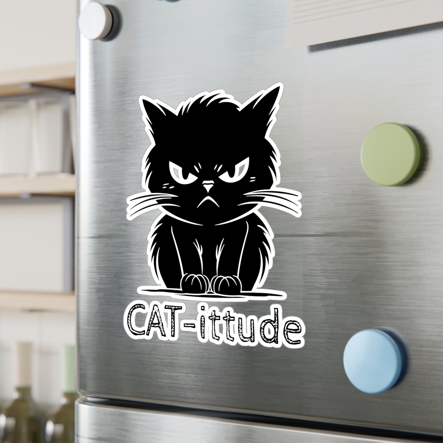 CAT-ittude Vinyl Decal