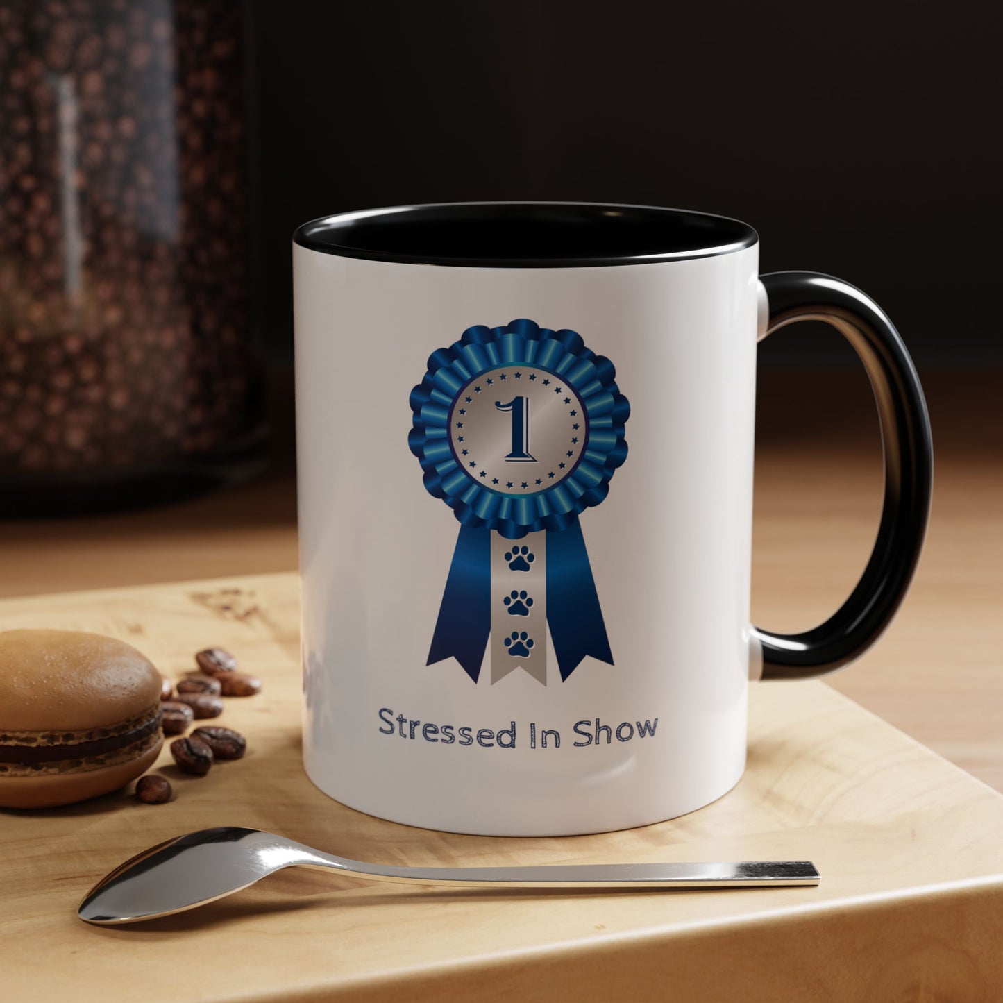 Stressed In Show 2-Tone Coffee Mug