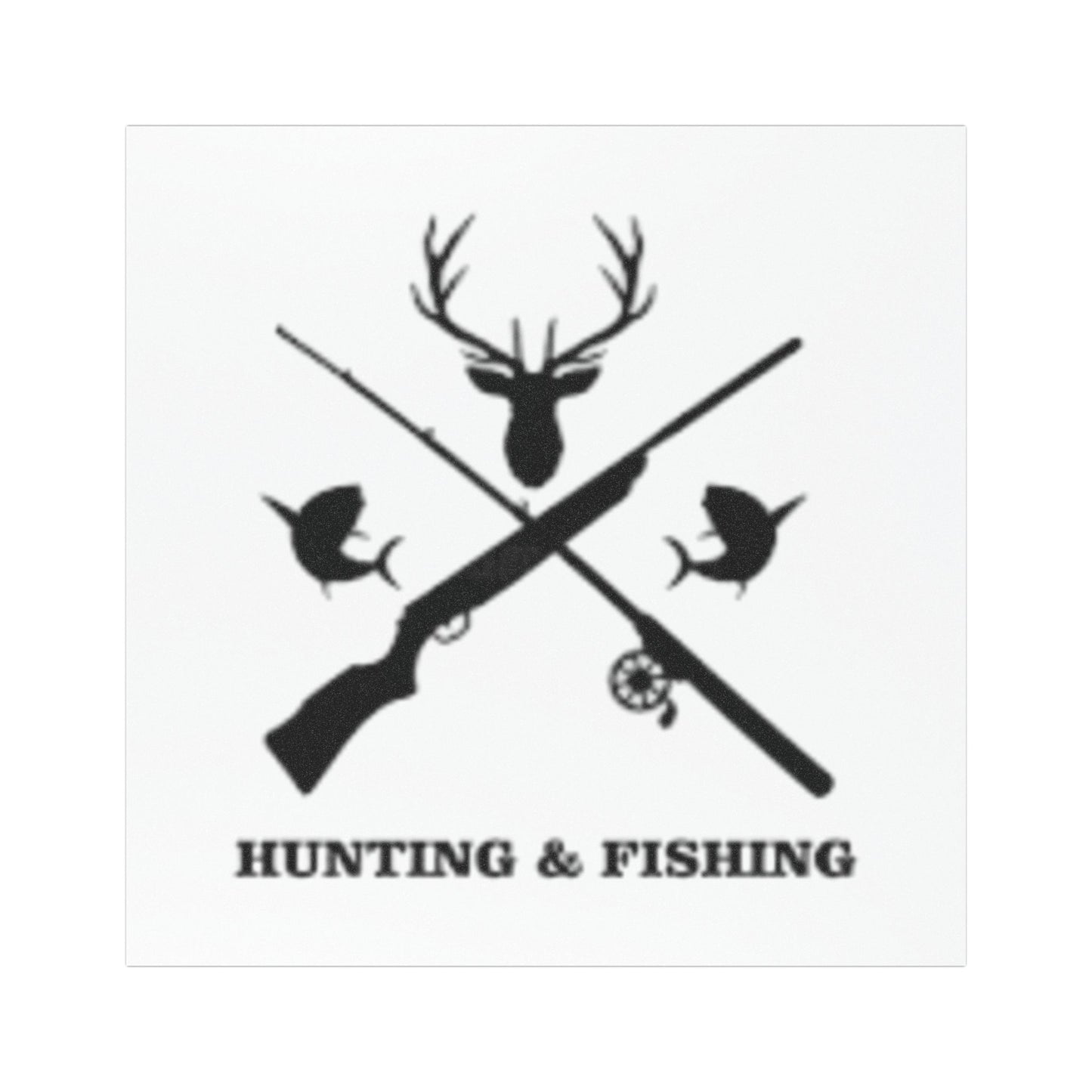 Hutning/Fishing Indoor/Outdoor Magnet