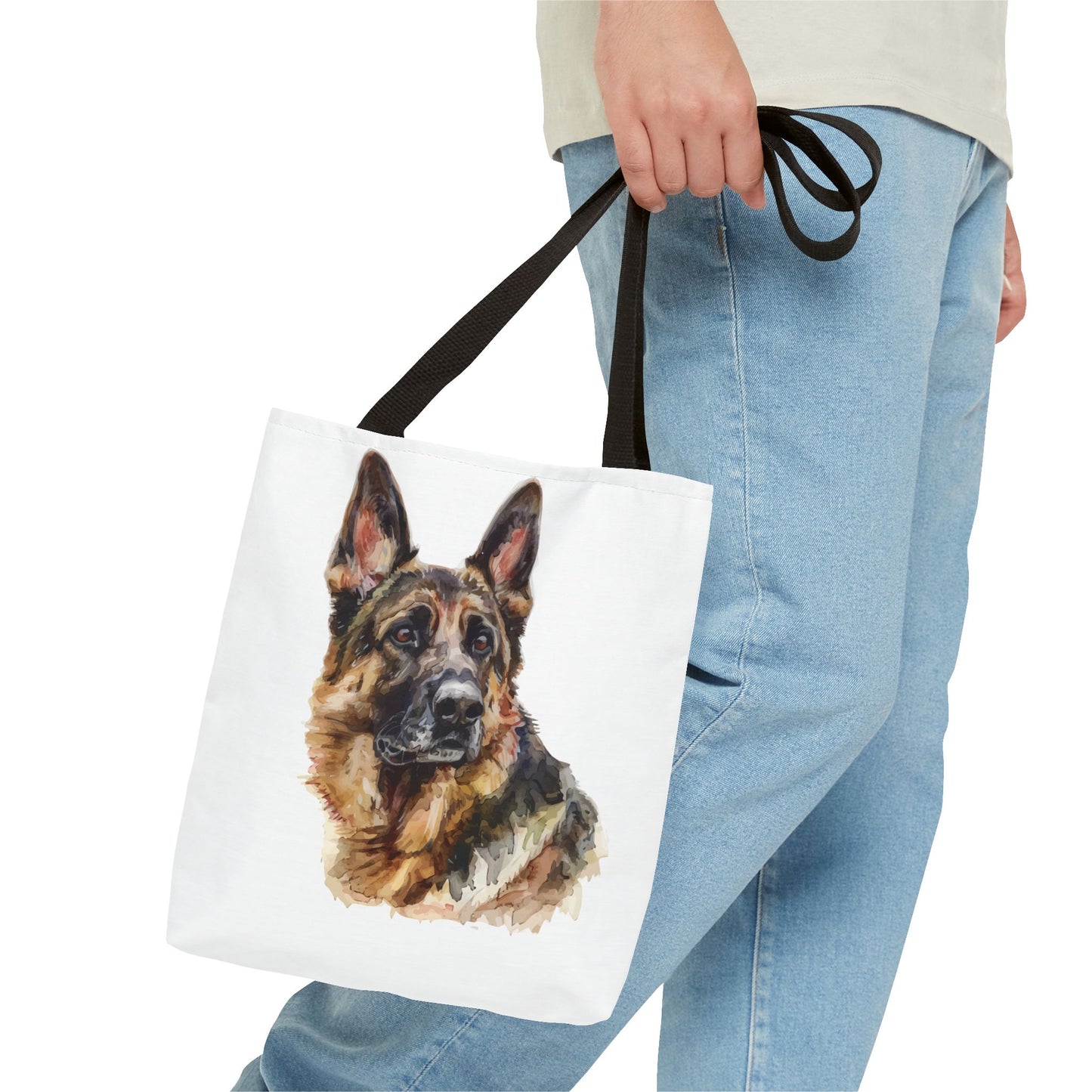 German Shepherd Head Tote Bag