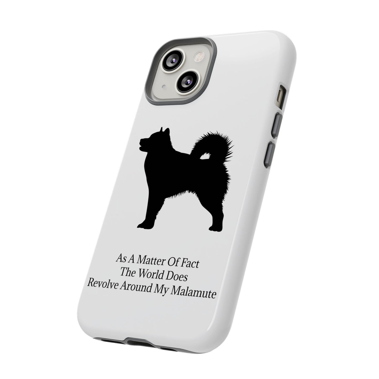 Matter Of Fact Malamute iPhone Case
