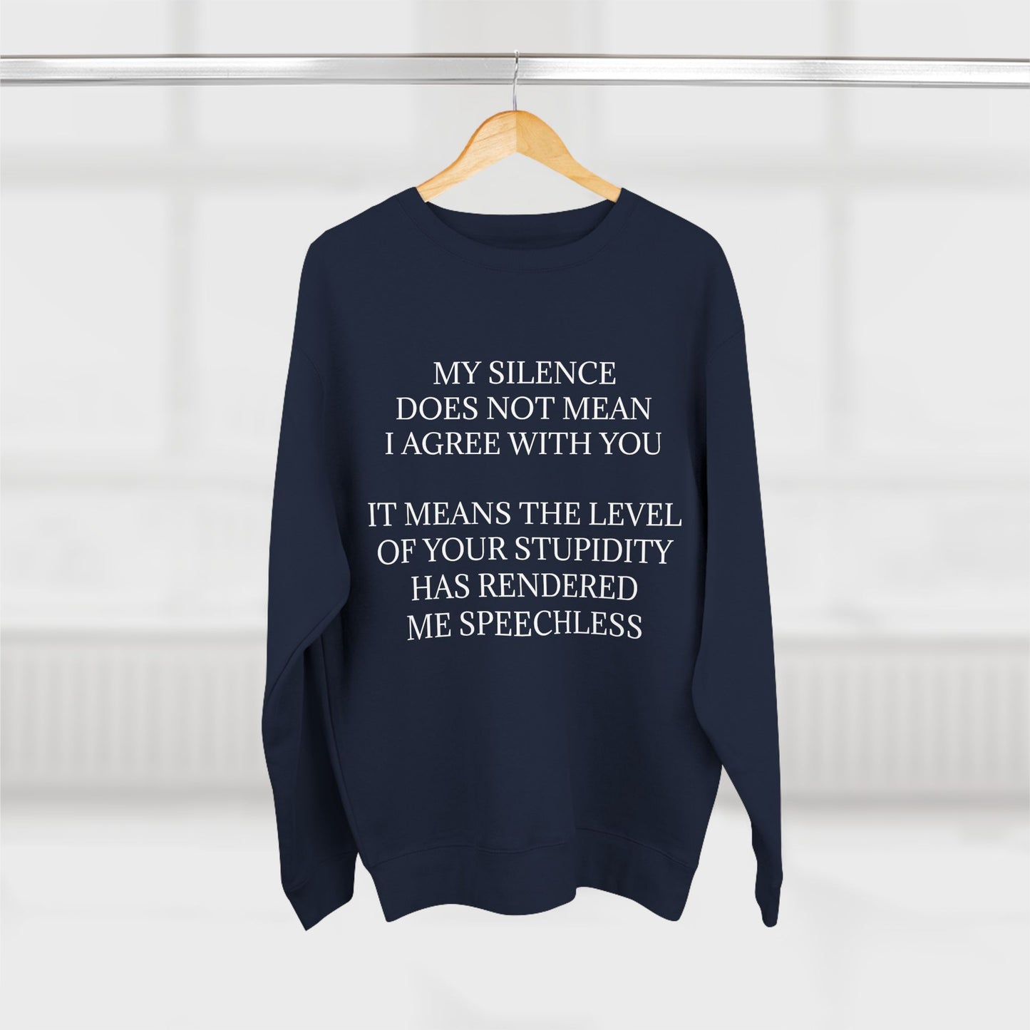 Speechless Unisex Crewneck Sweatshirt