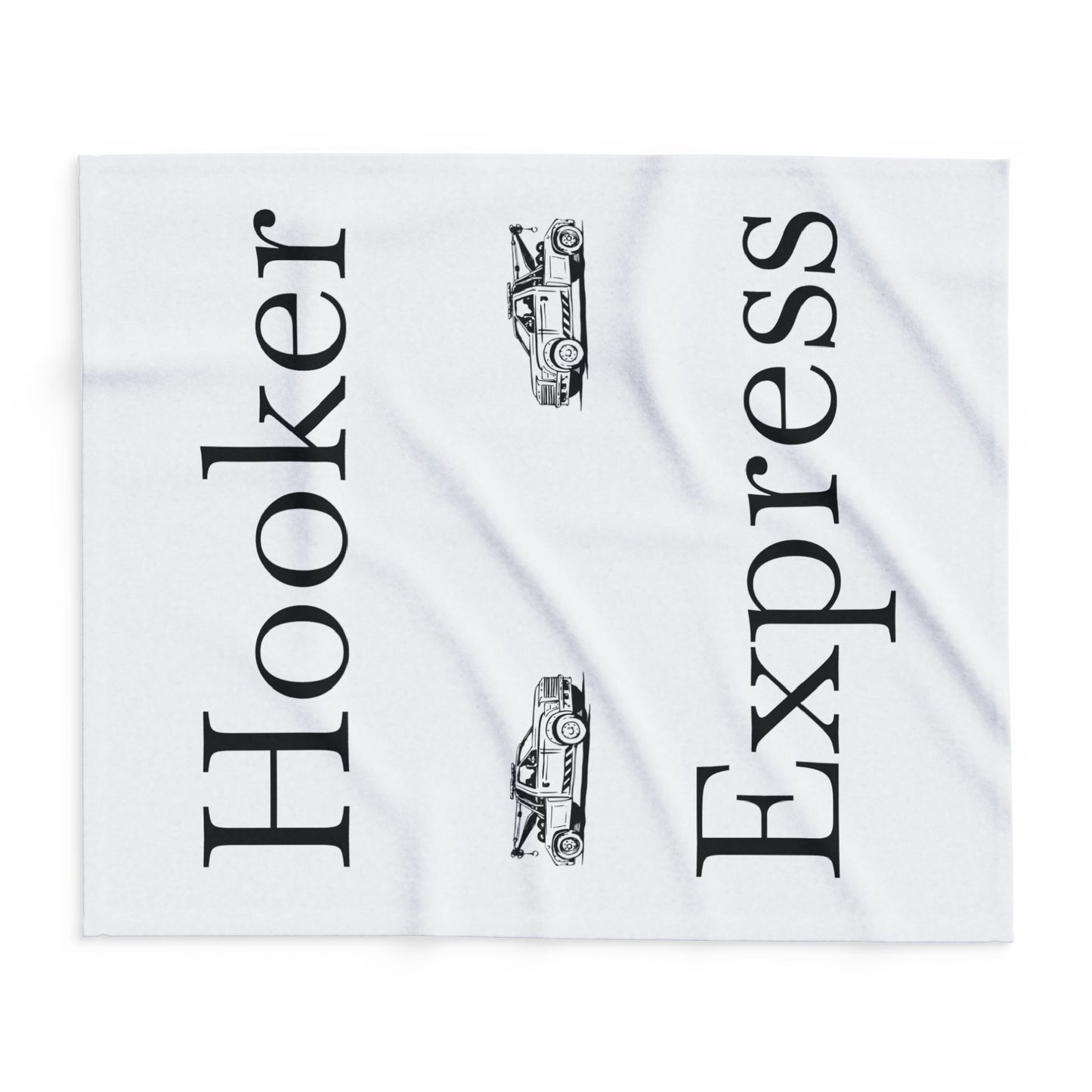 H**ker Express Wheel Lift Tow Truck Arctic Fleece Blanket