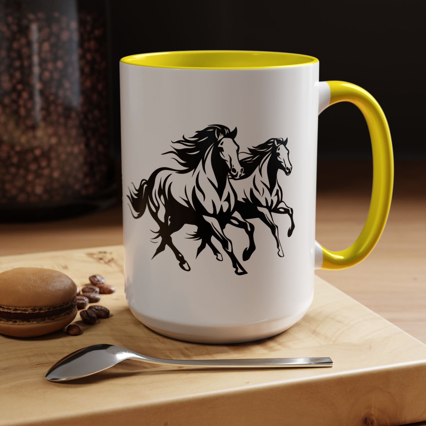 Horsin' Around 2-Tone Coffee Mug