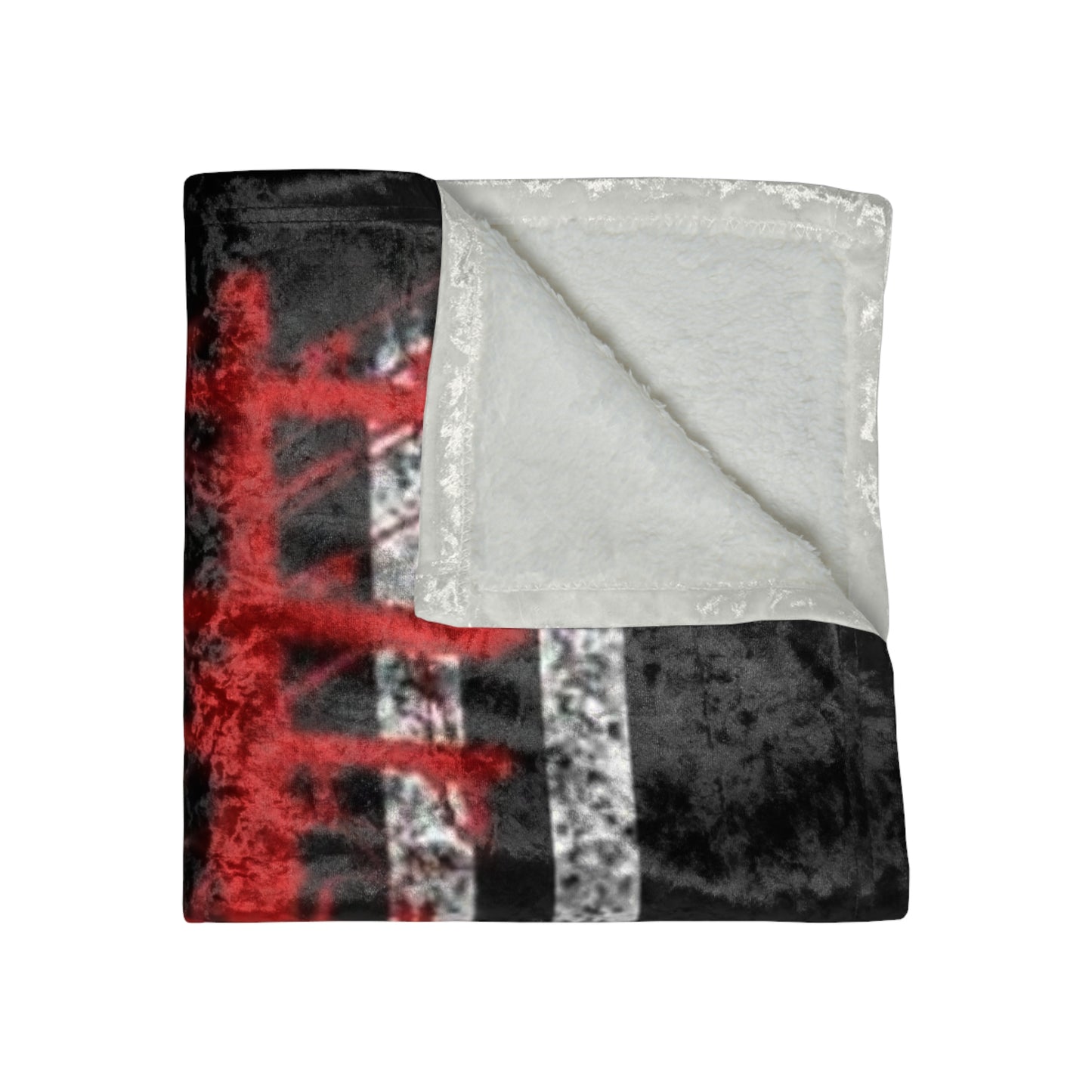 Lineman Crushed Velvet Blanket