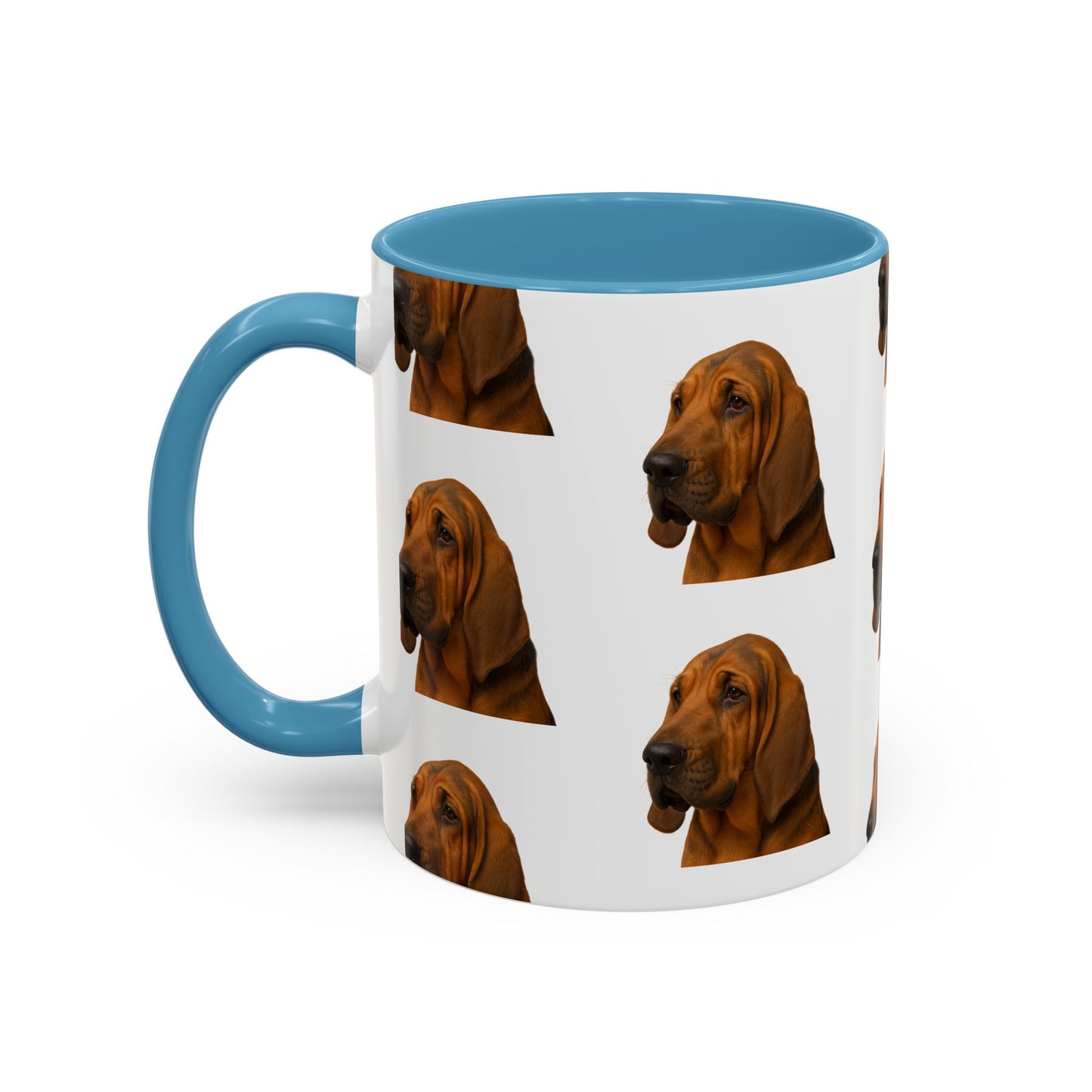 Bloodhound Head 2-Tone Coffee Mug