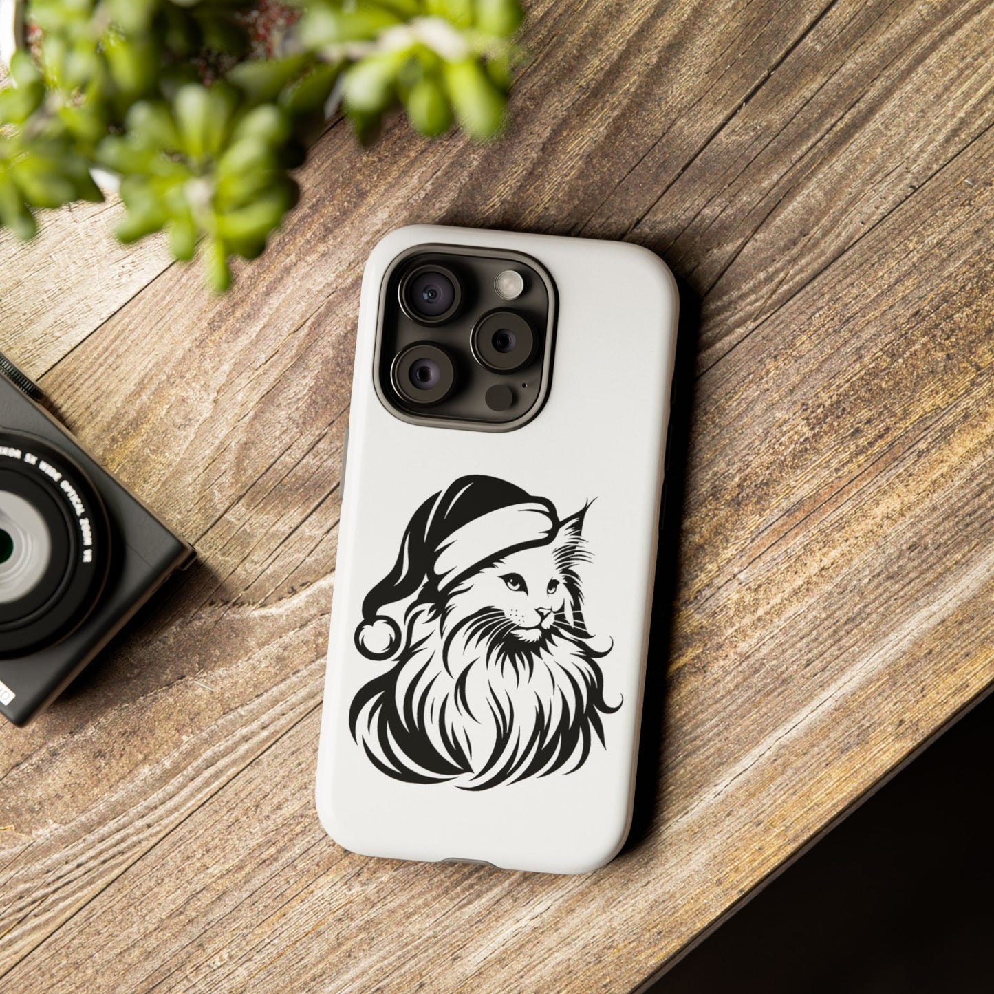 Santa Paws Cat iPhone Case