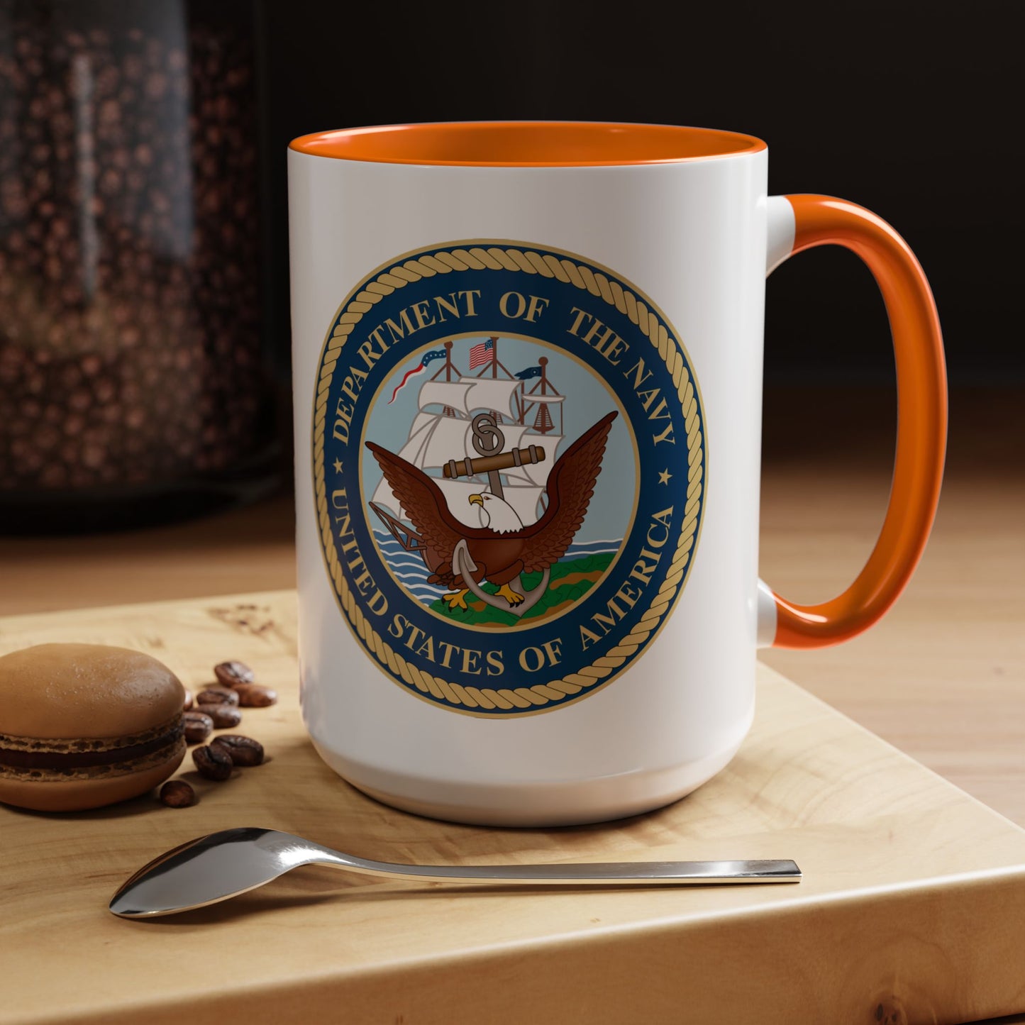 US Navy 2-Tone Coffee Mug
