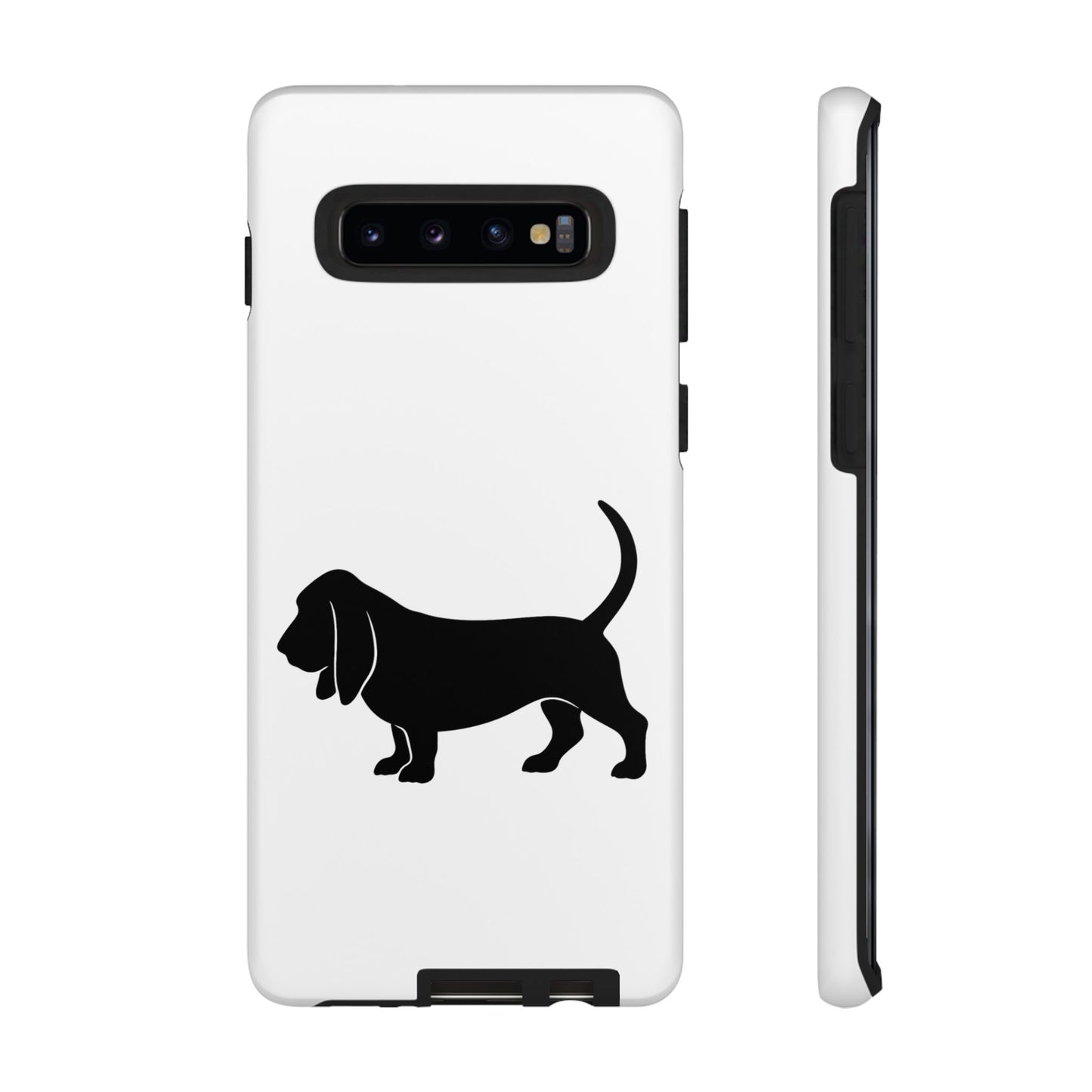 Basset Hound Silhouette Samsung Case