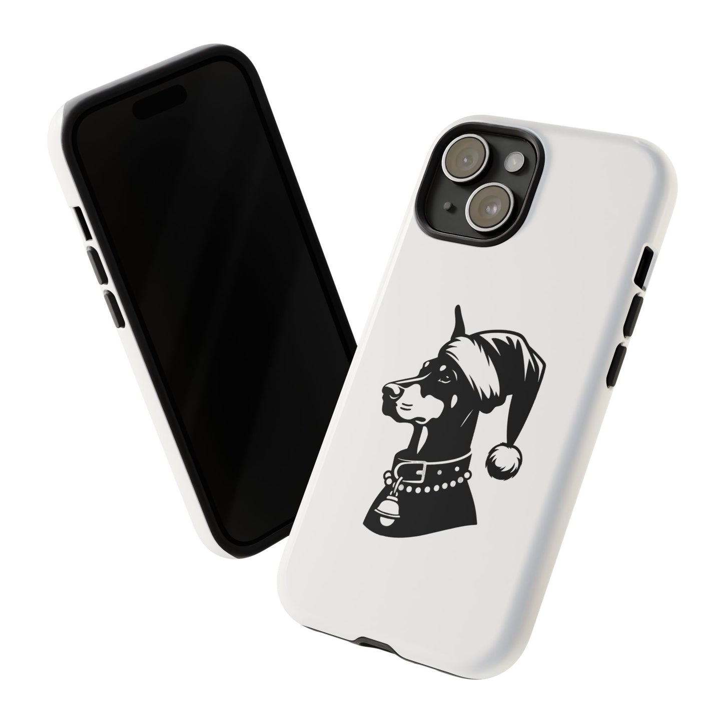 Santa Paws Doberman iPhone Case
