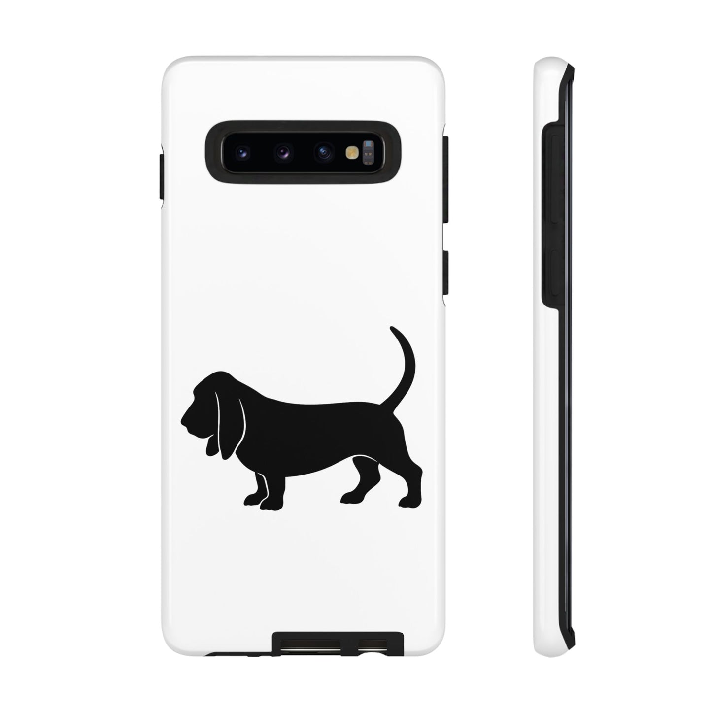 Basset Hound Silhouette Samsung Case