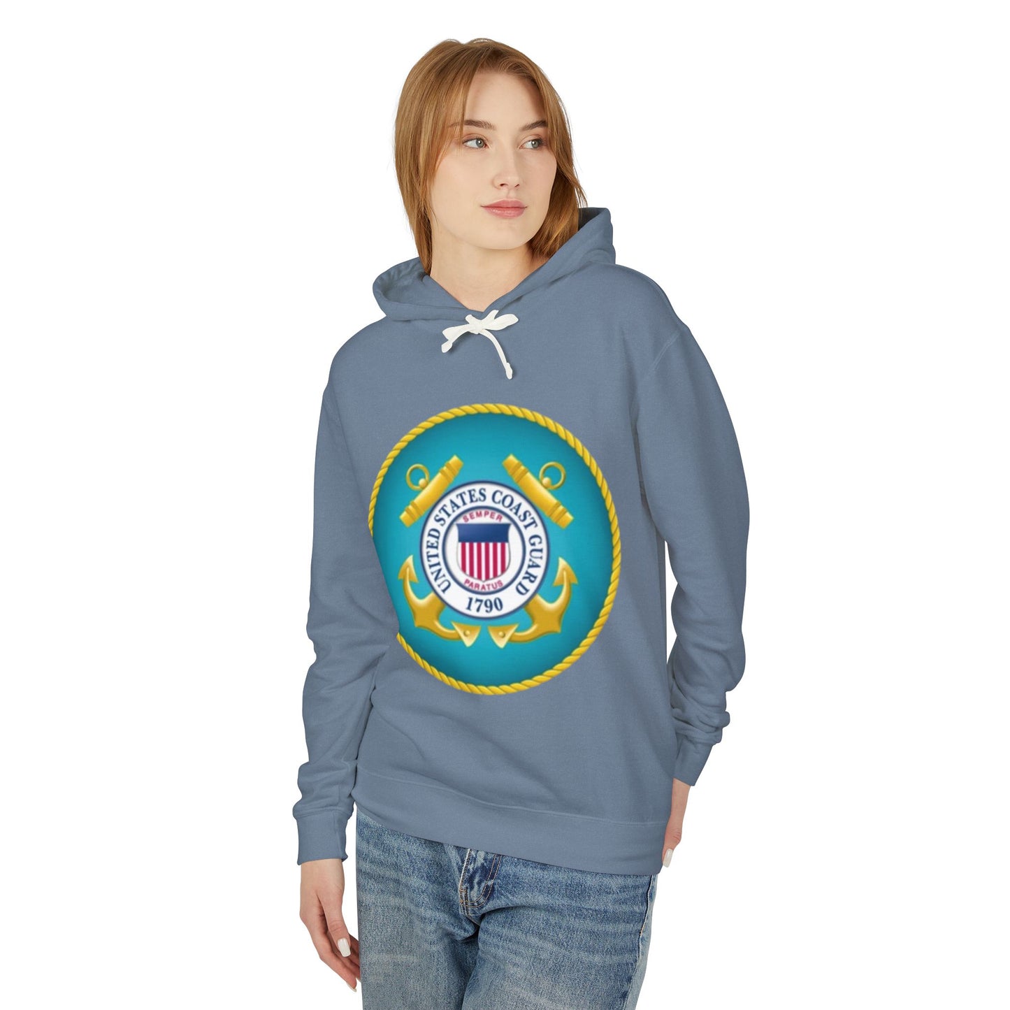 US Coast Guard Unisex Lightweight Hoodie