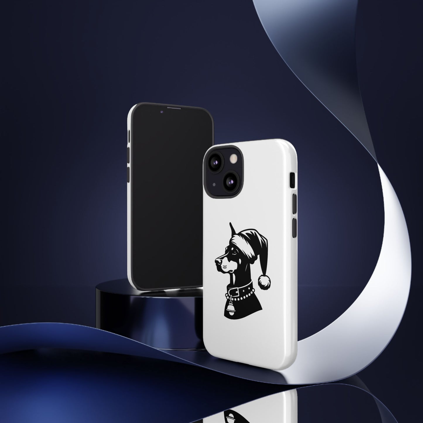 Santa Paws Doberman iPhone Case
