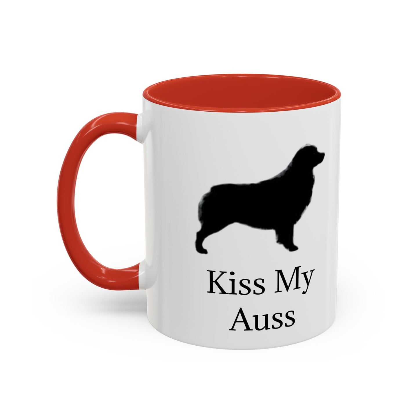 Kiss My Auss 2-Tone Coffee Mug