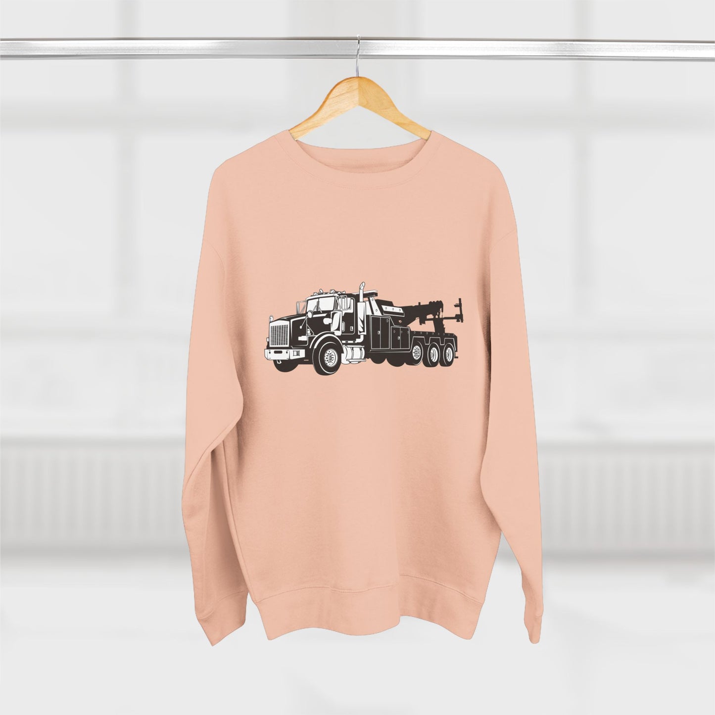Heavy Tow Truck Unisex Crewneck Sweatshirt
